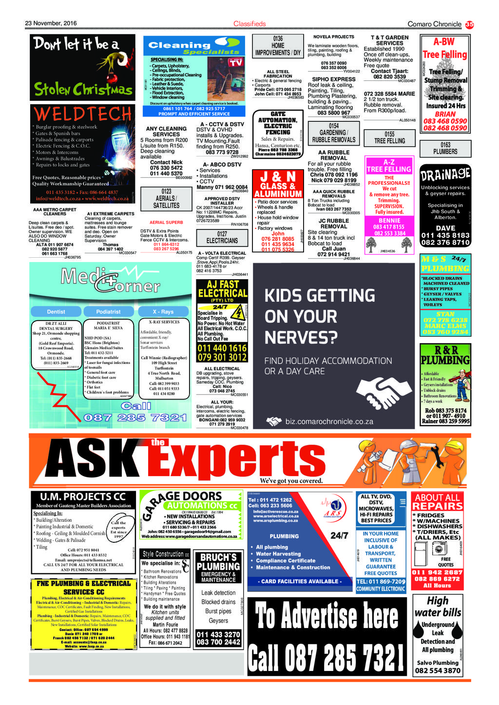 Comaro Chronicle 23 November 2016 page 35