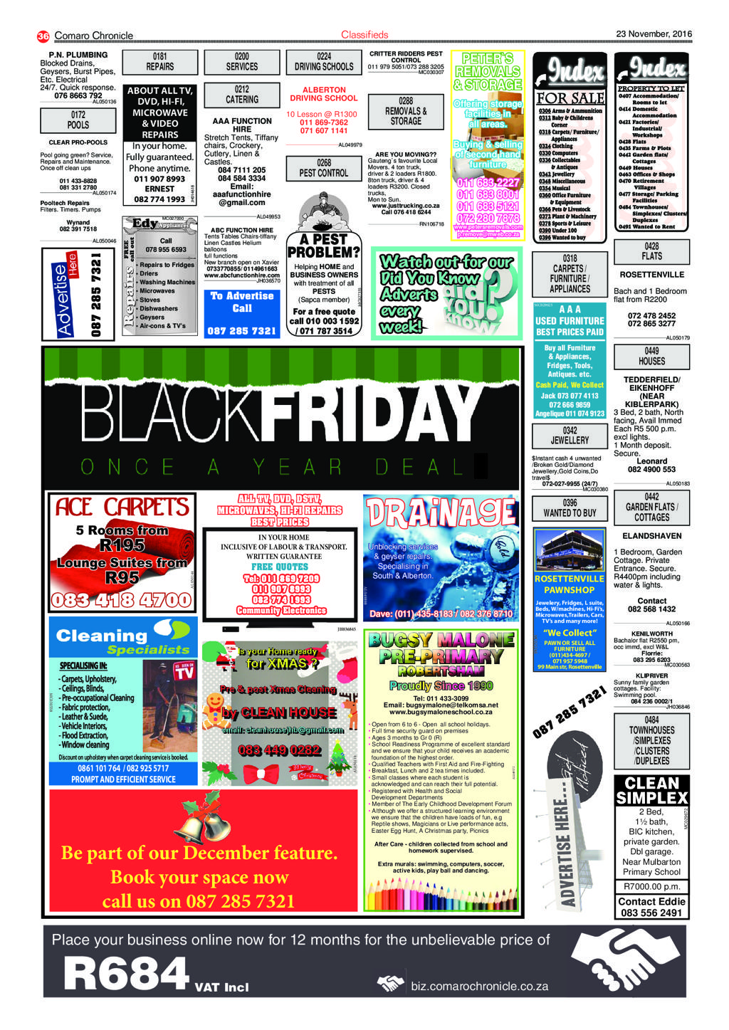 Comaro Chronicle 23 November 2016 page 36