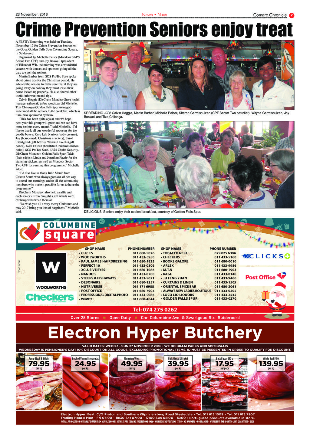 Comaro Chronicle 23 November 2016 page 7