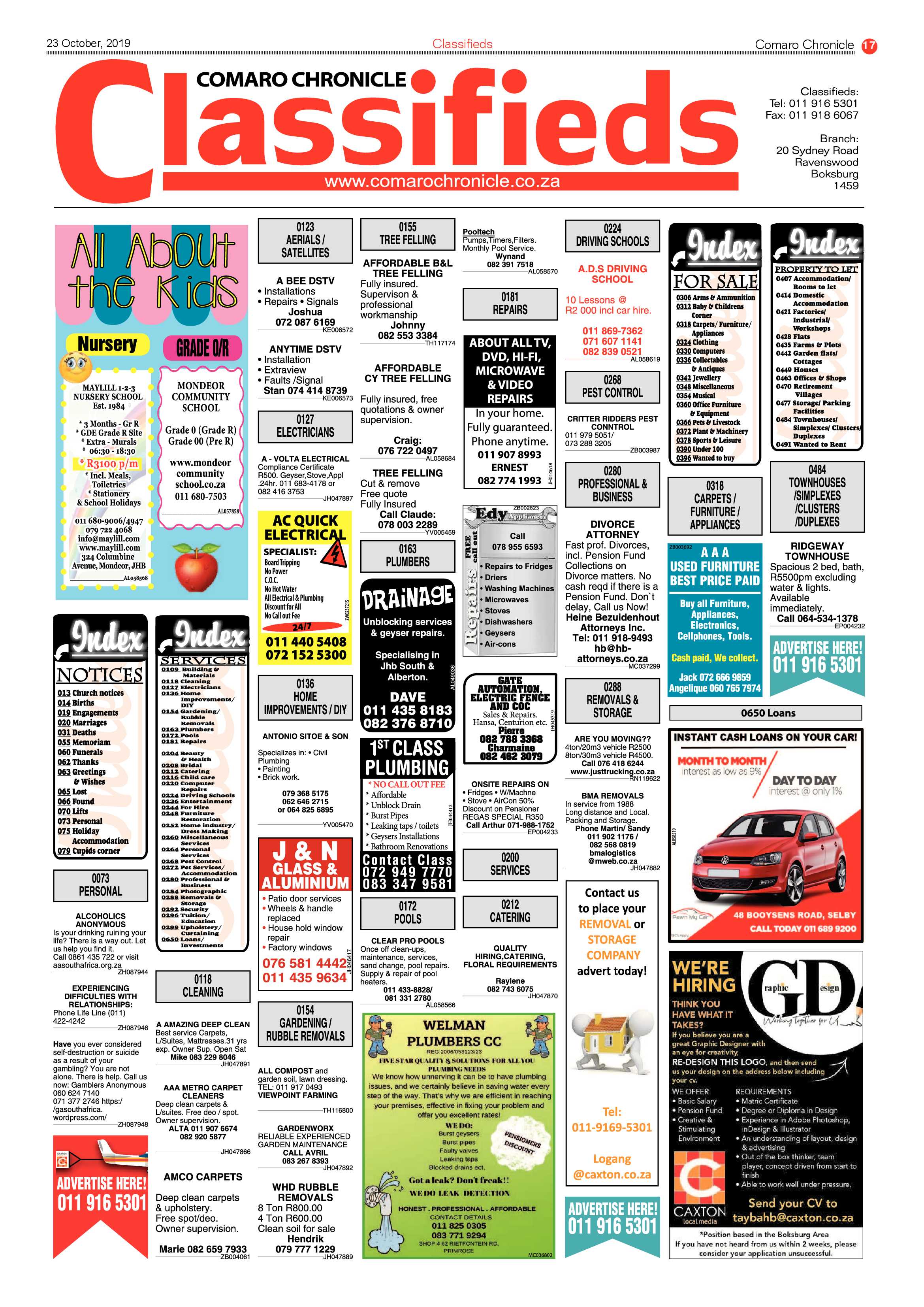 Comaro Chronicle 23 October 2019 page 17