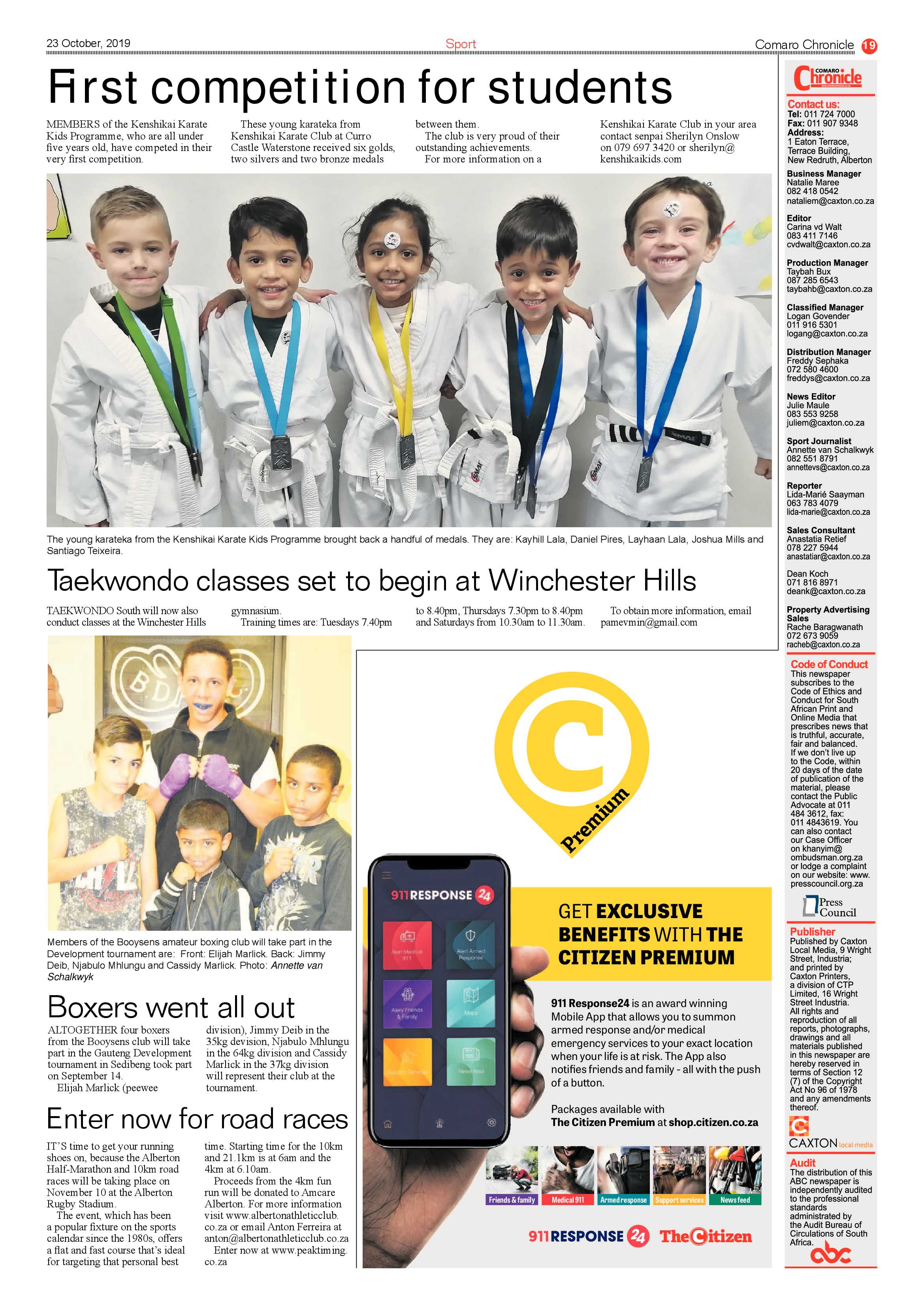 Comaro Chronicle 23 October 2019 page 19