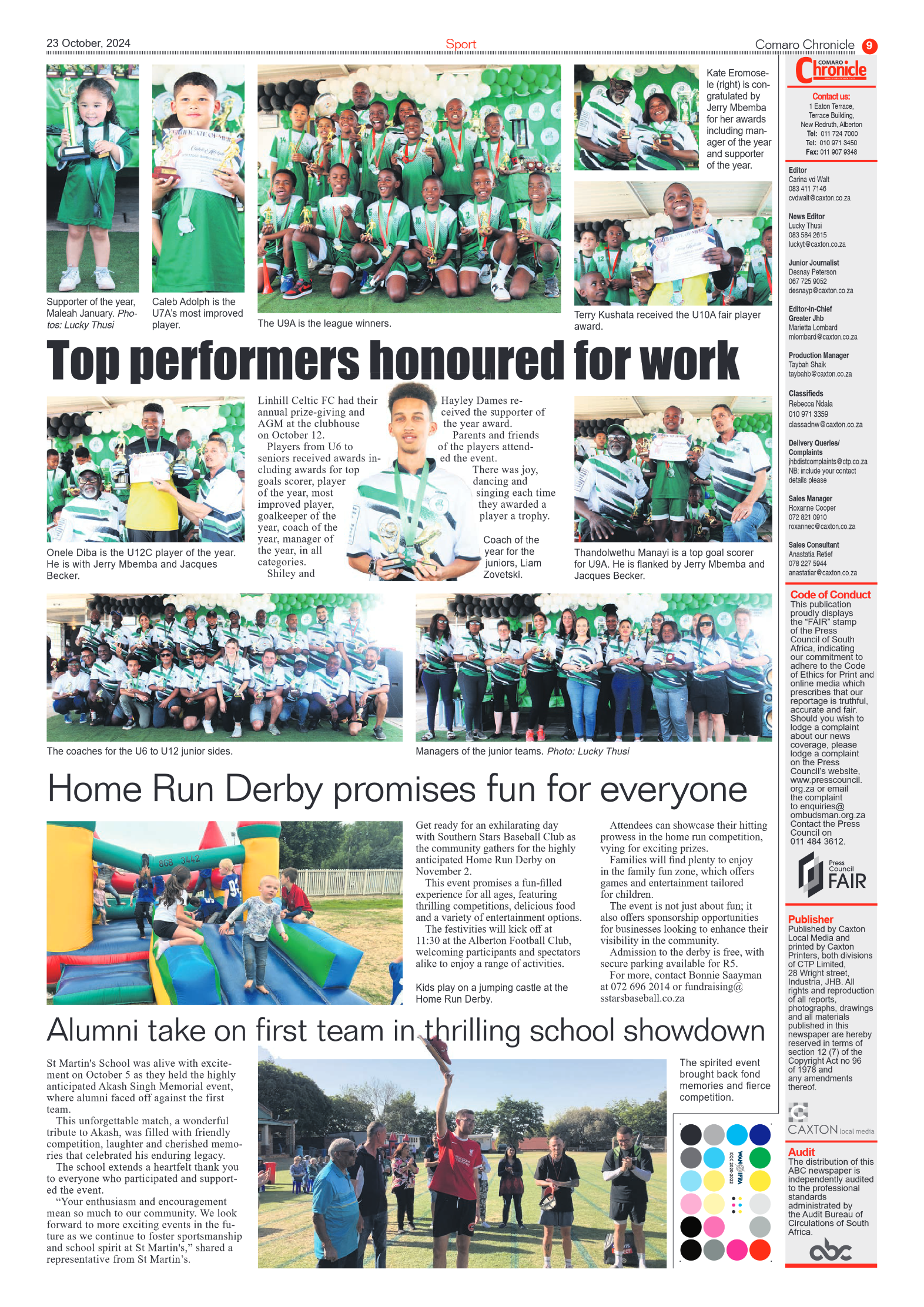 Comaro Chronicle 23 October 2024 page 11