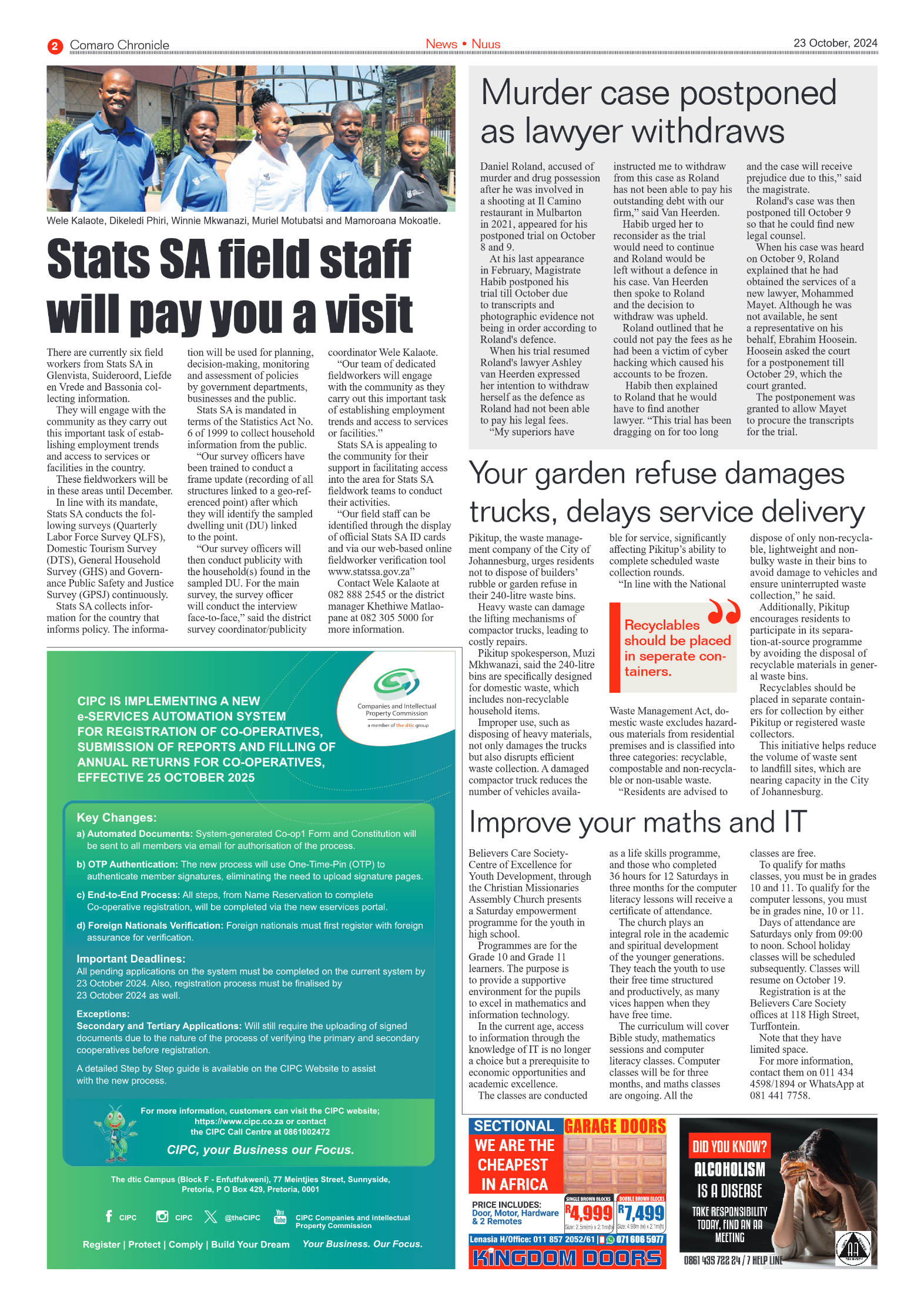 Comaro Chronicle 23 October 2024 page 4