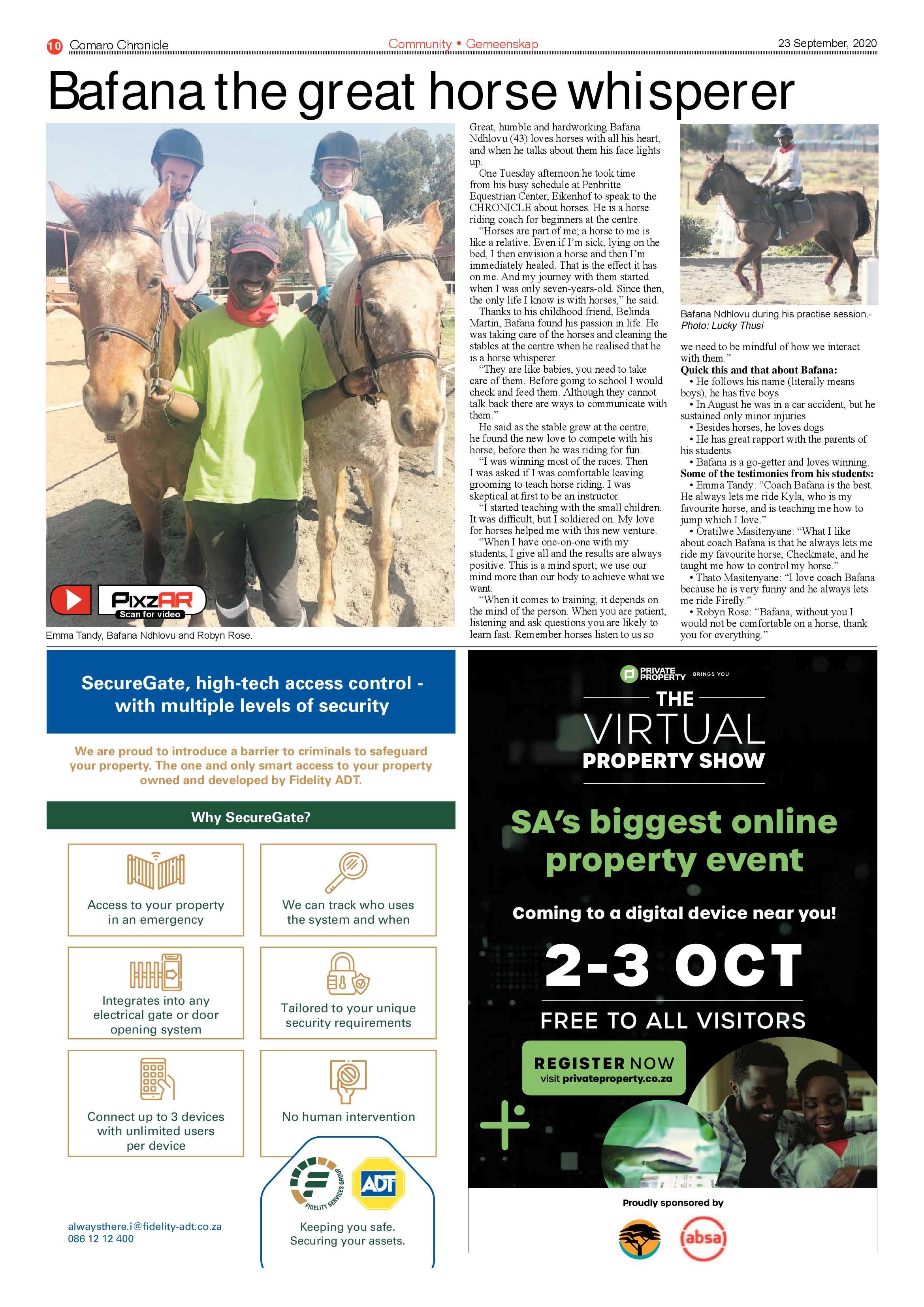 Comaro Chronicle 23 September 2020 page 10