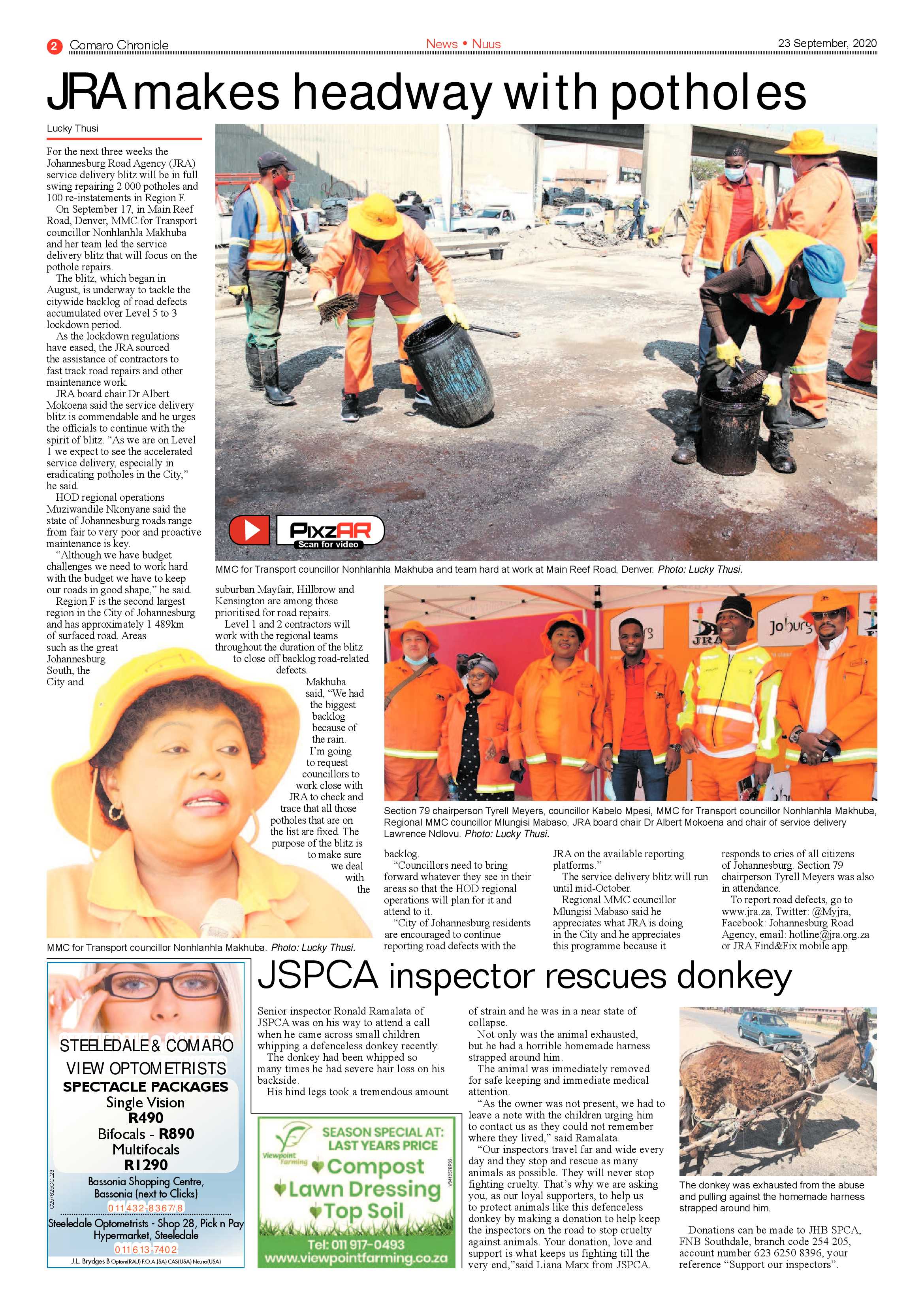 Comaro Chronicle 23 September 2020 page 2