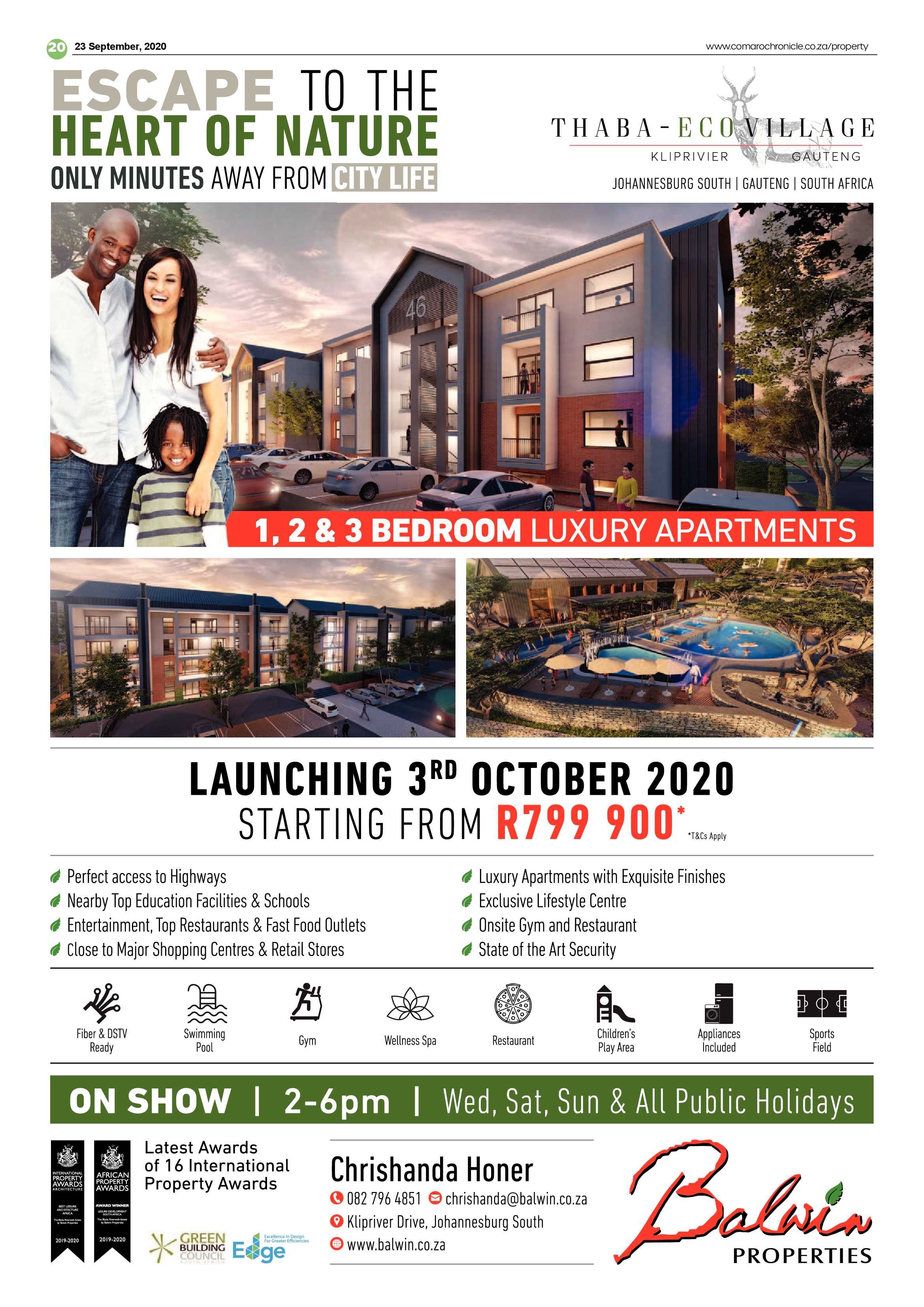 Comaro Chronicle 23 September 2020 page 20