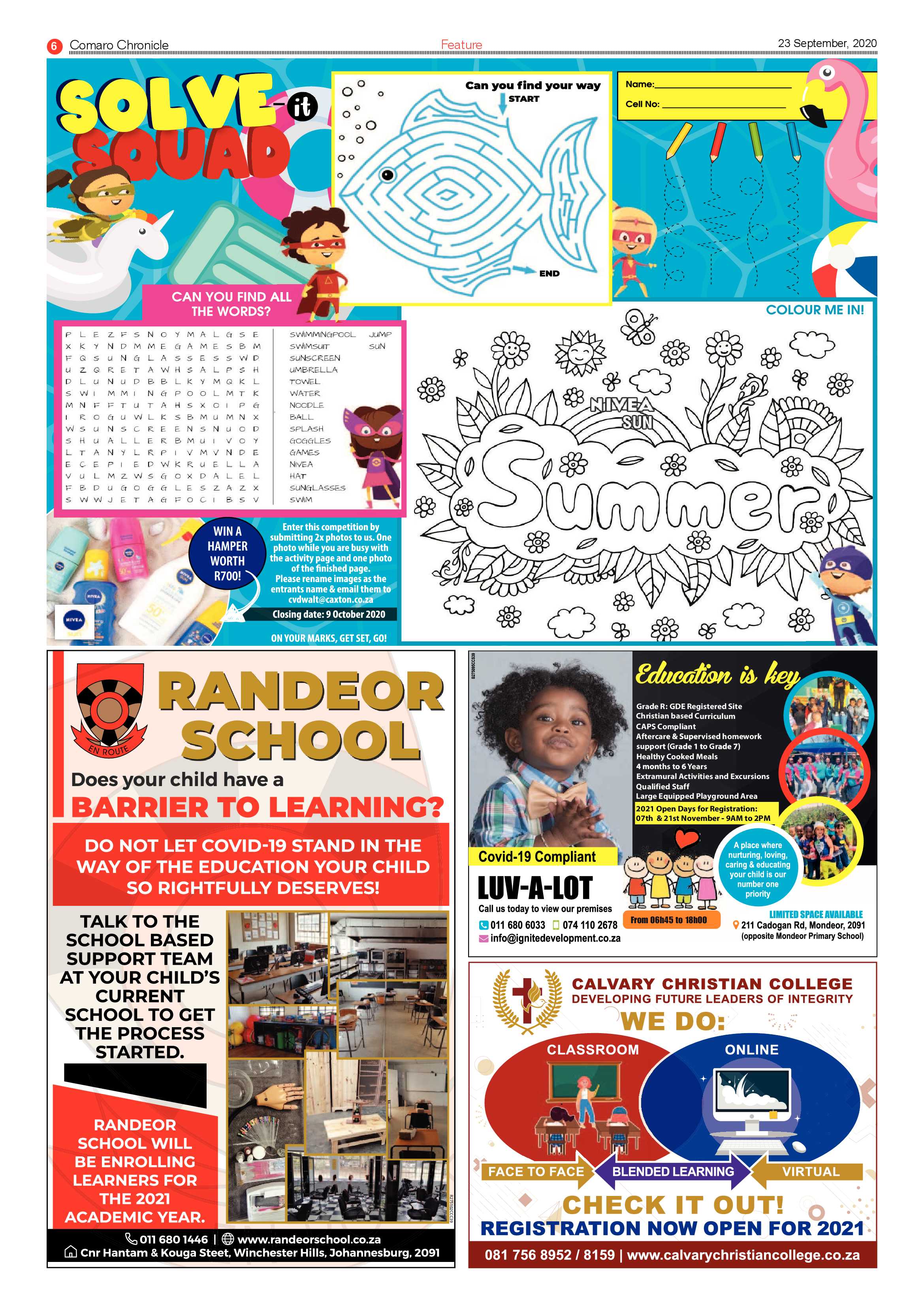 Comaro Chronicle 23 September 2020 page 6