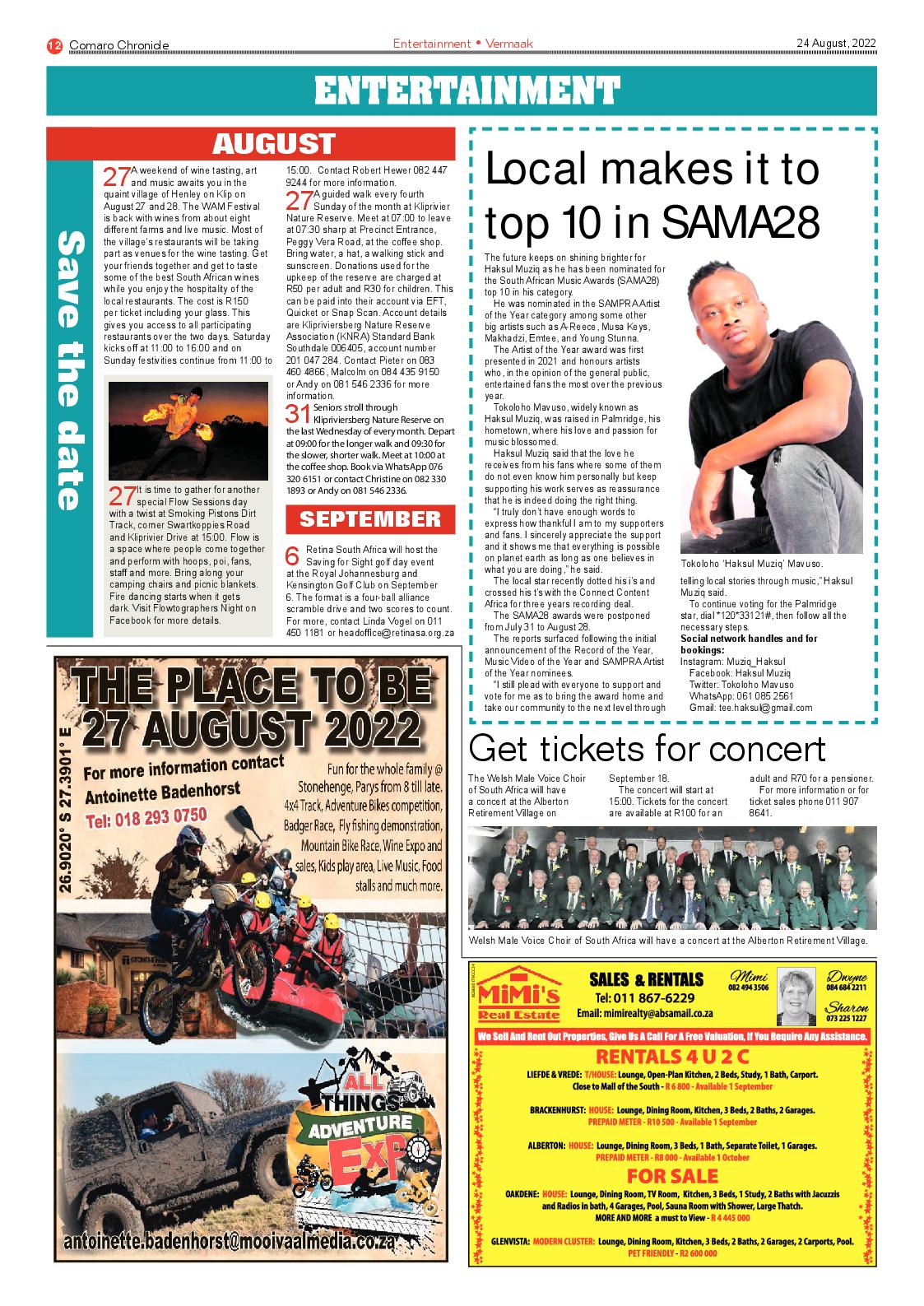 Comaro Chronicle 24 August 2022 page 14