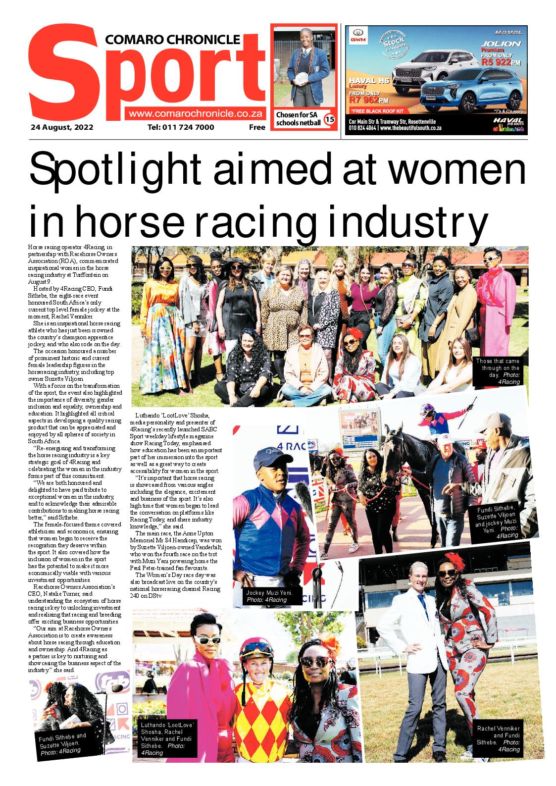 Comaro Chronicle 24 August 2022 page 18