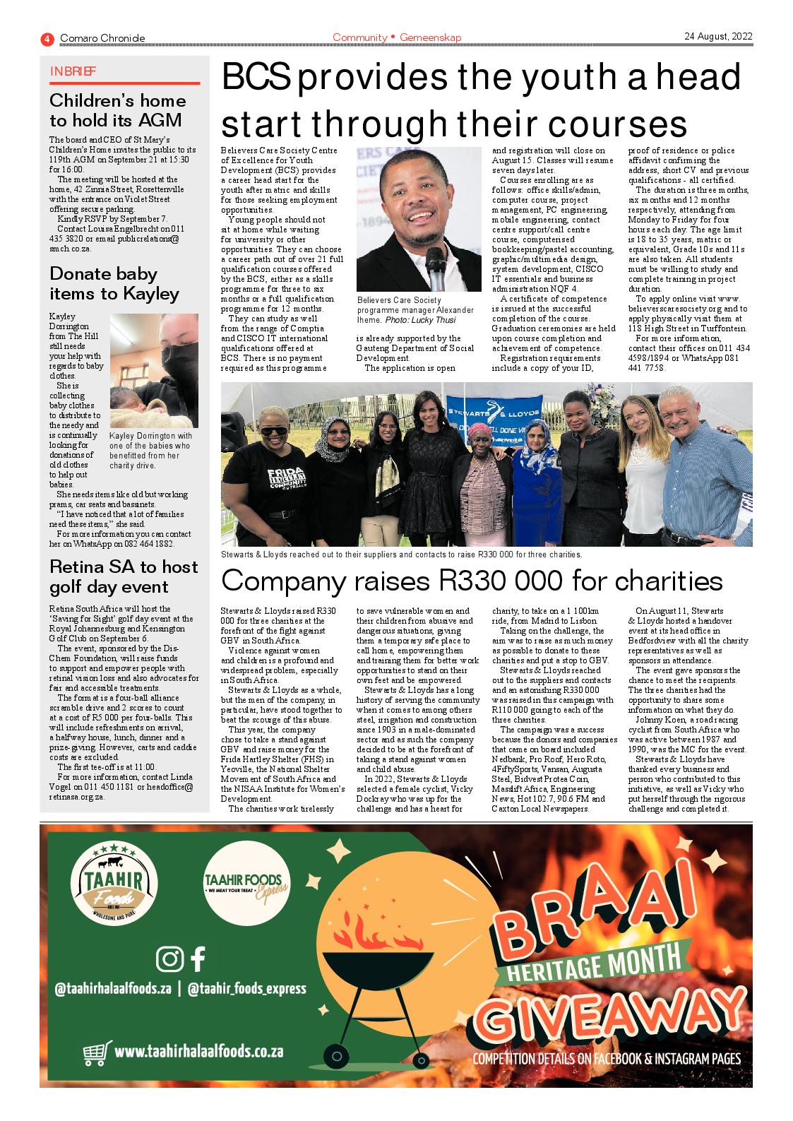 Comaro Chronicle 24 August 2022 page 6