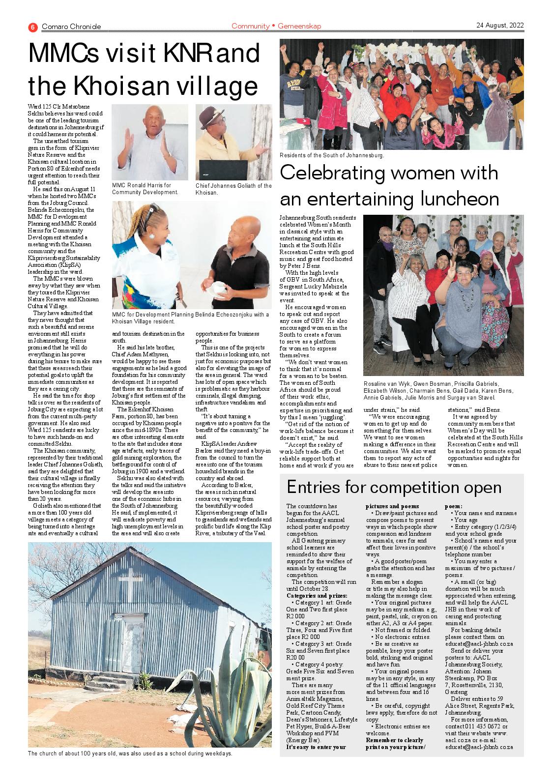 Comaro Chronicle 24 August 2022 page 8