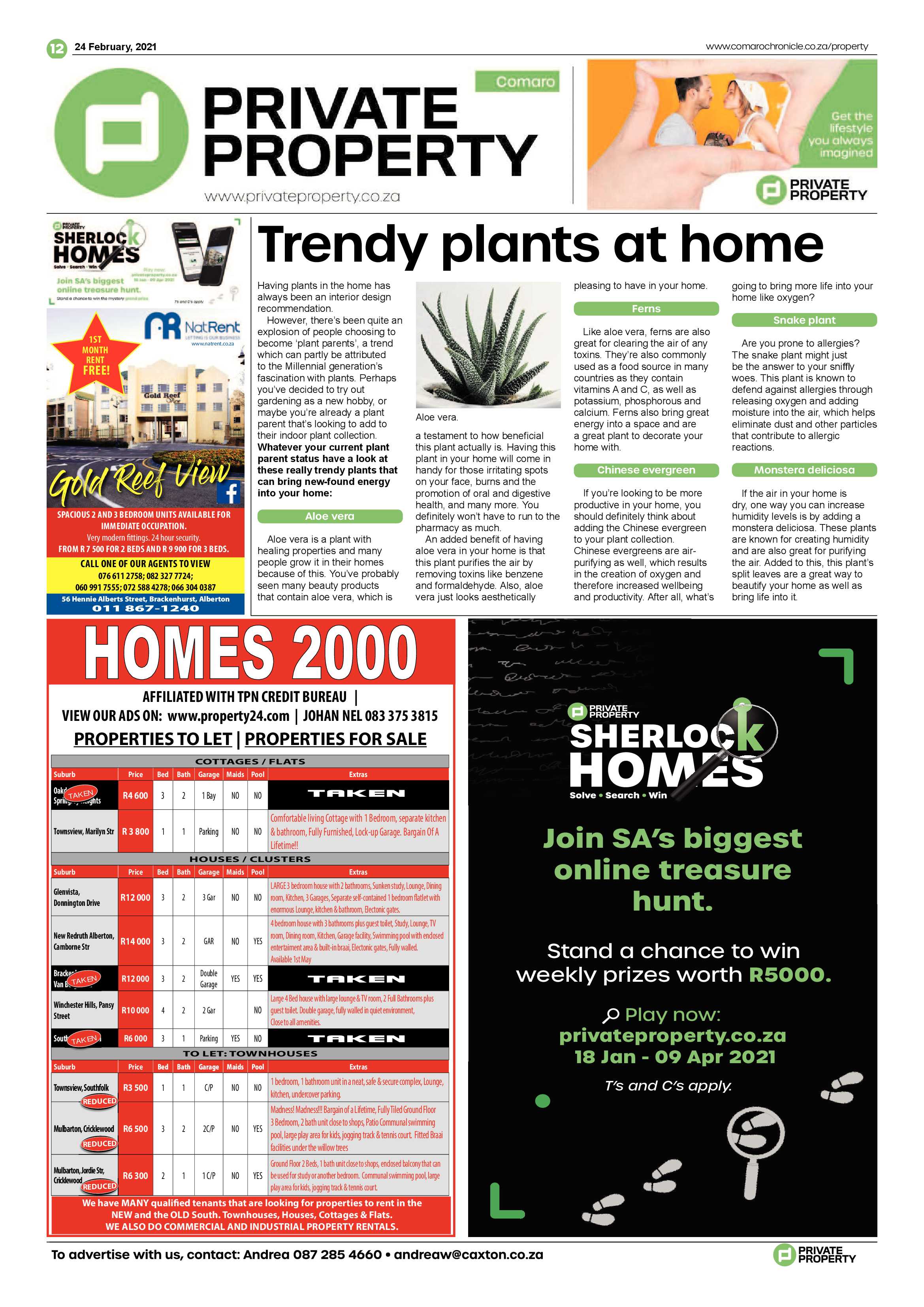 Comaro Chronicle 24 February 2021 page 12