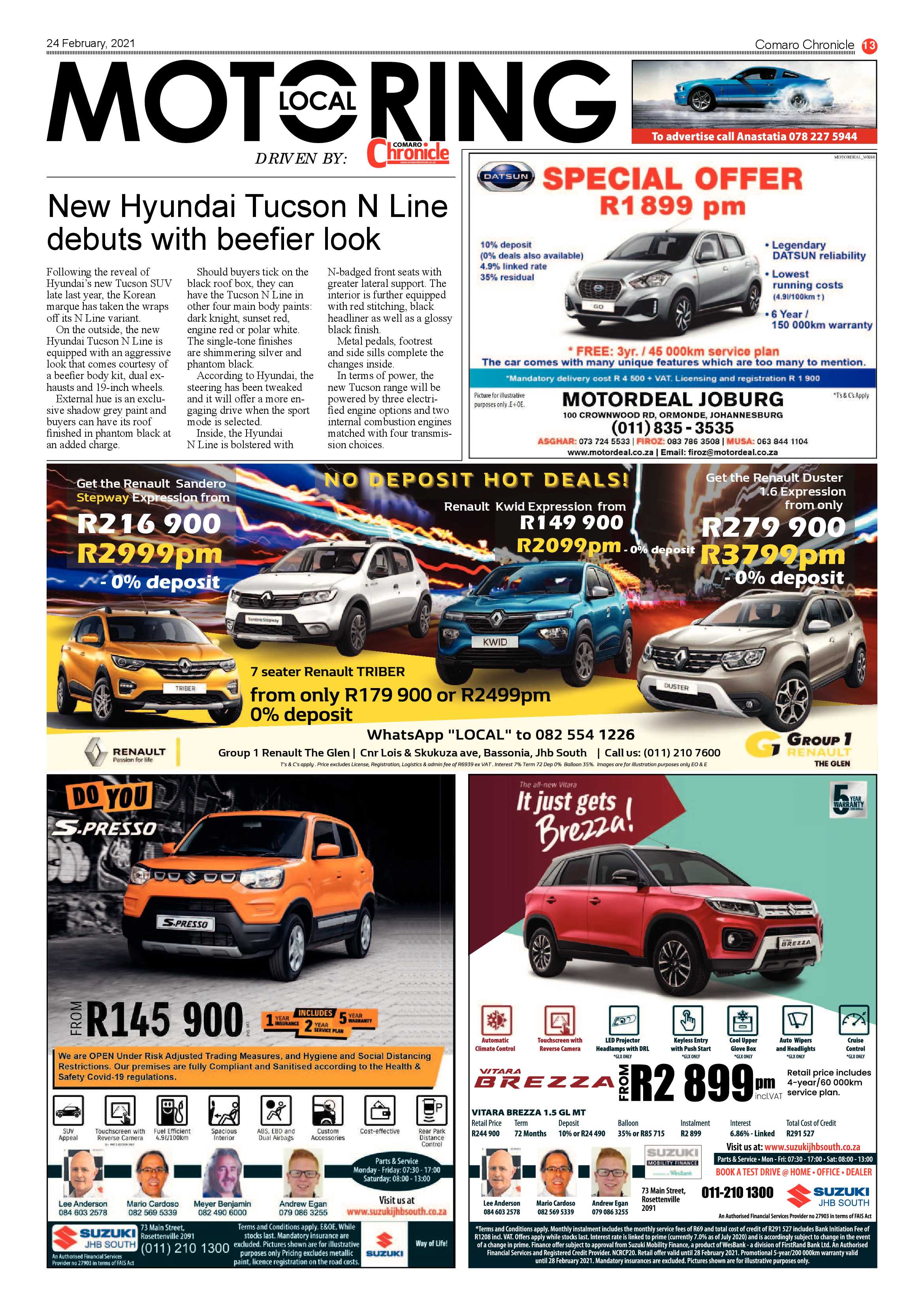 Comaro Chronicle 24 February 2021 page 13