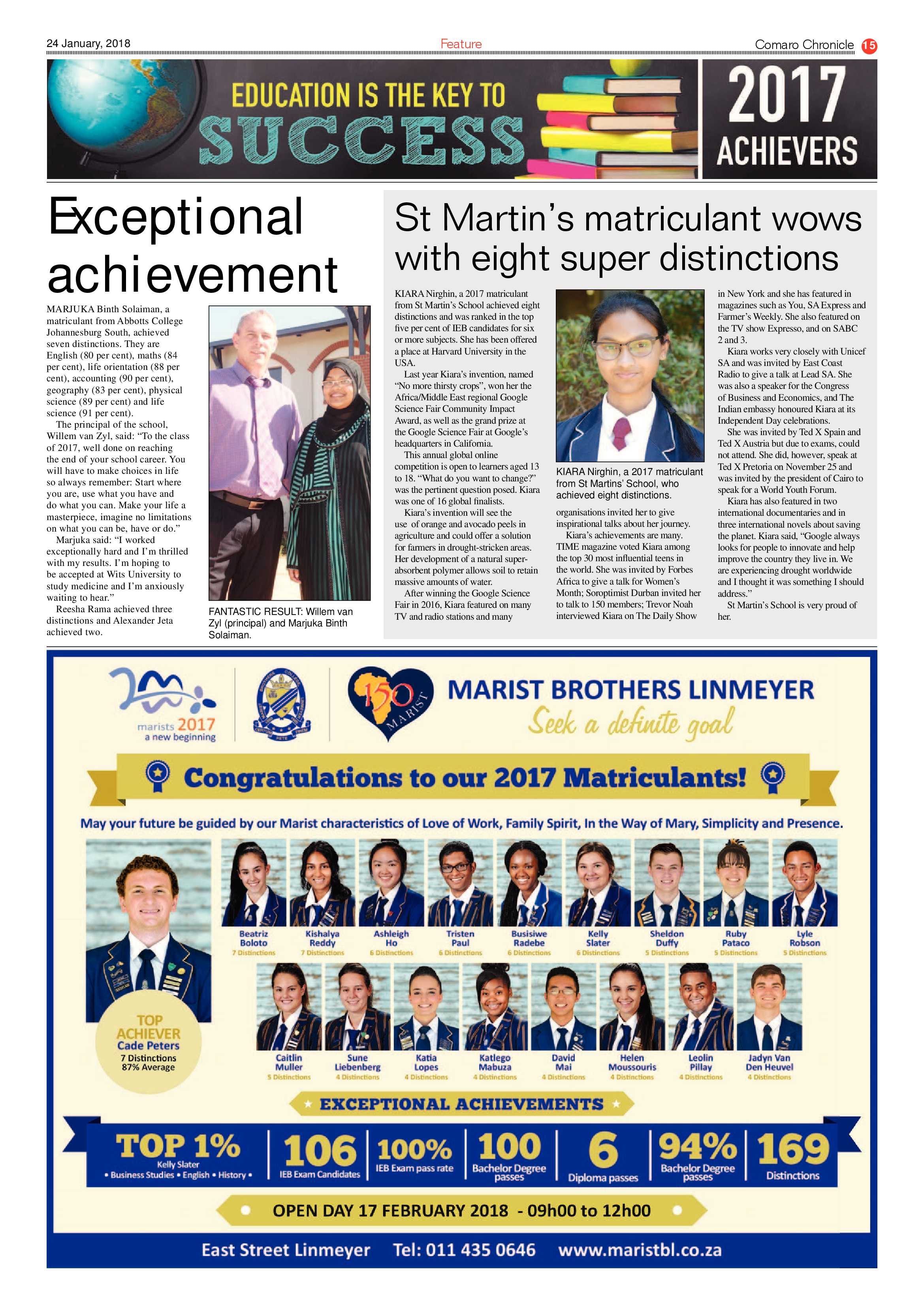 Comaro Chronicle 24 January 2018 page 15