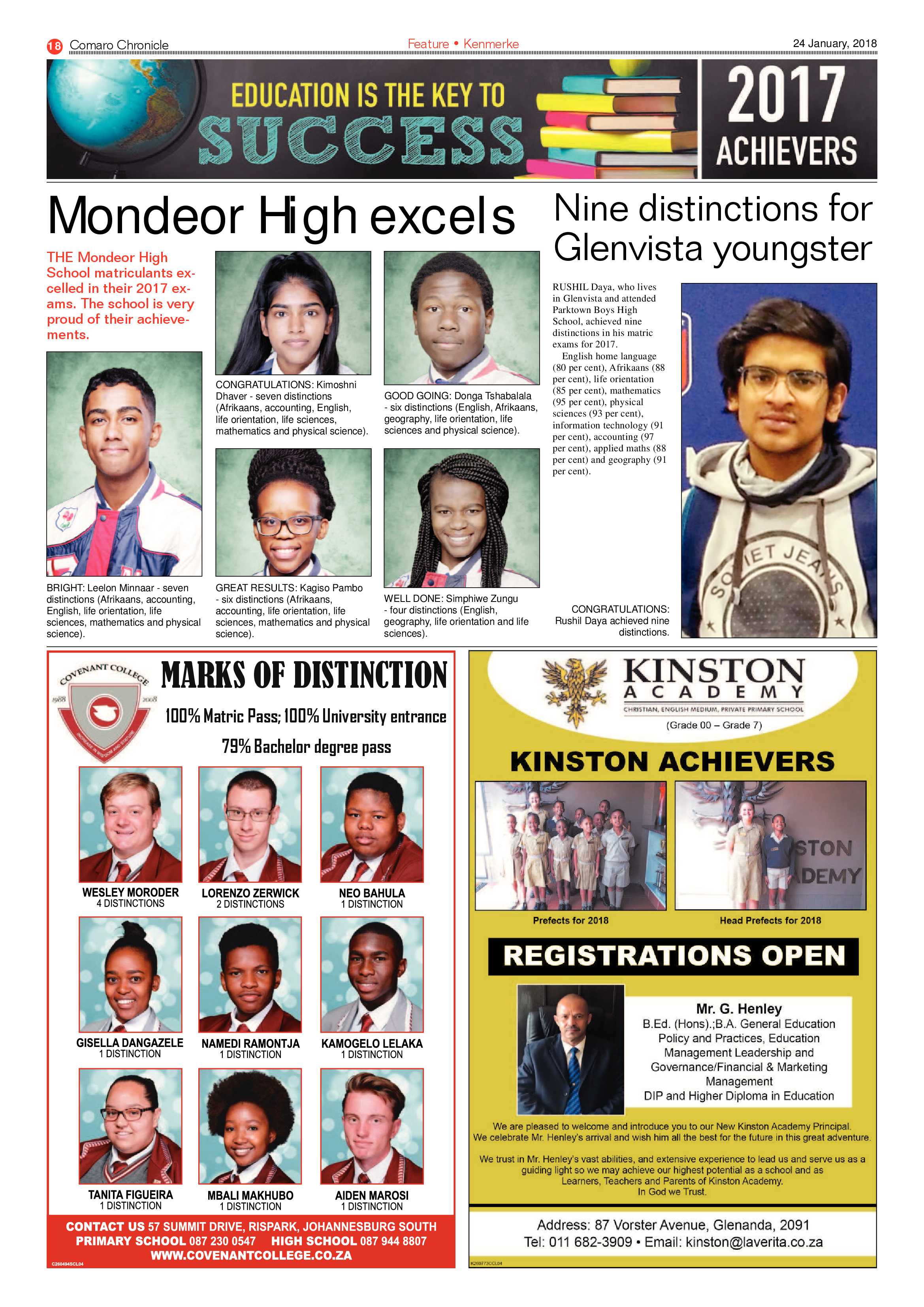 Comaro Chronicle 24 January 2018 page 18
