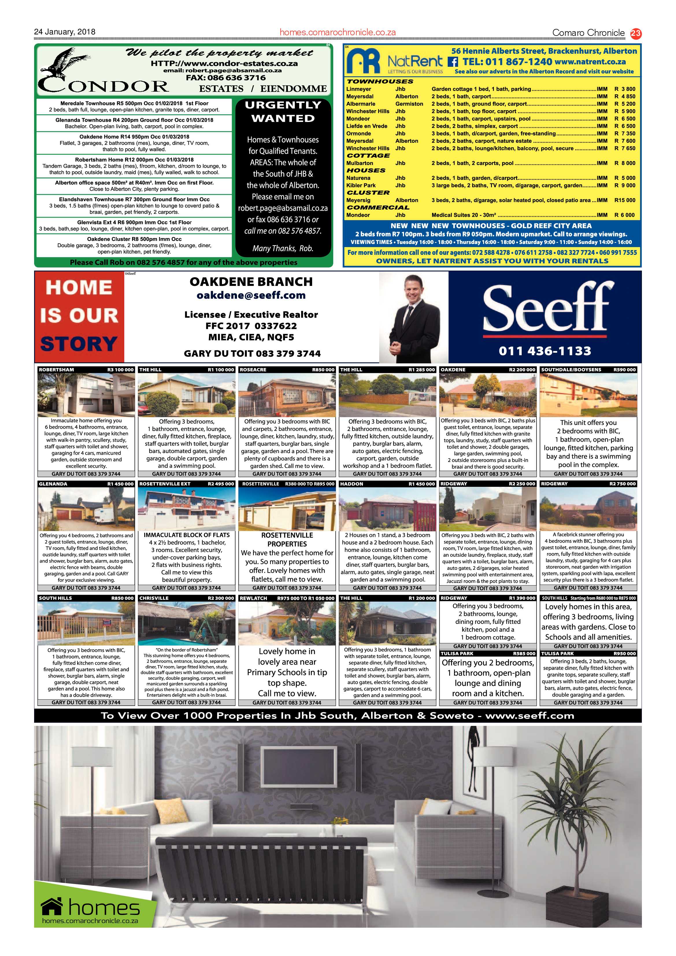 Comaro Chronicle 24 January 2018 page 23