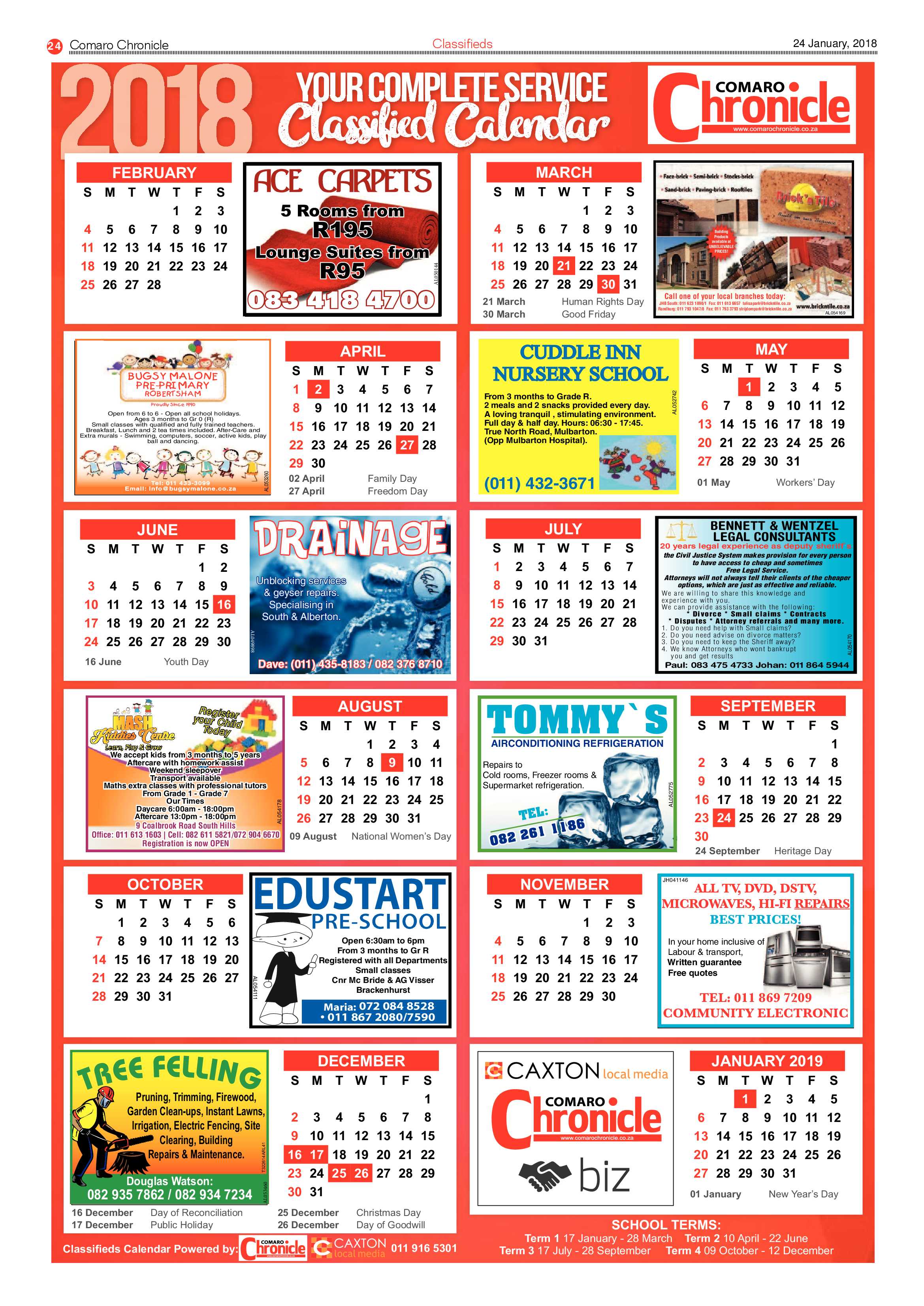 Comaro Chronicle 24 January 2018 page 24