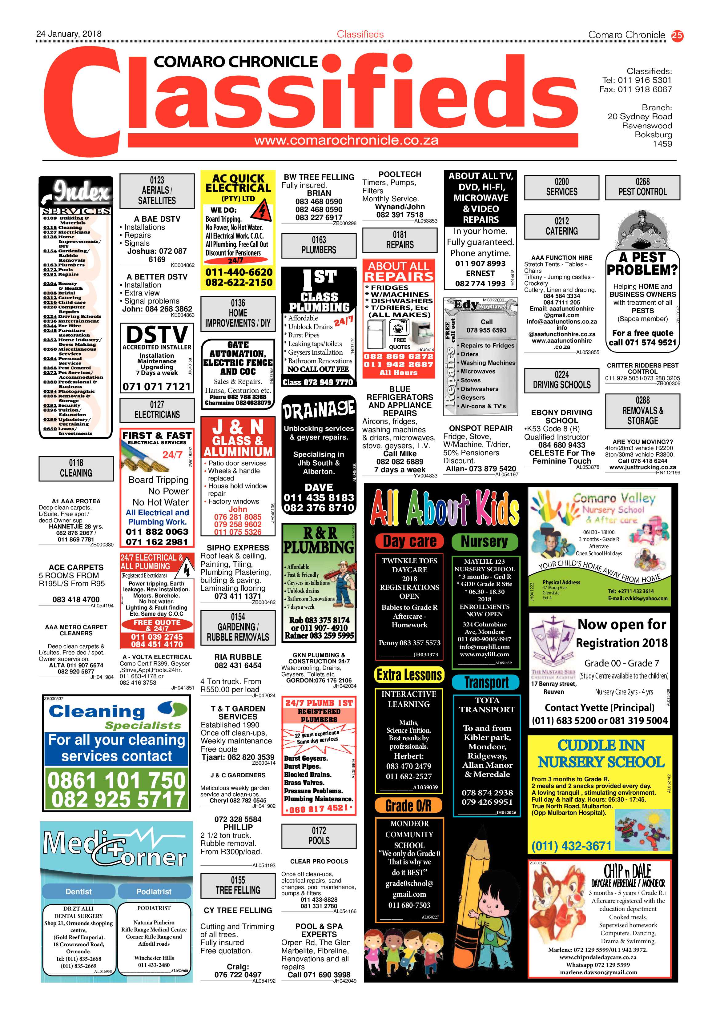 Comaro Chronicle 24 January 2018 page 25