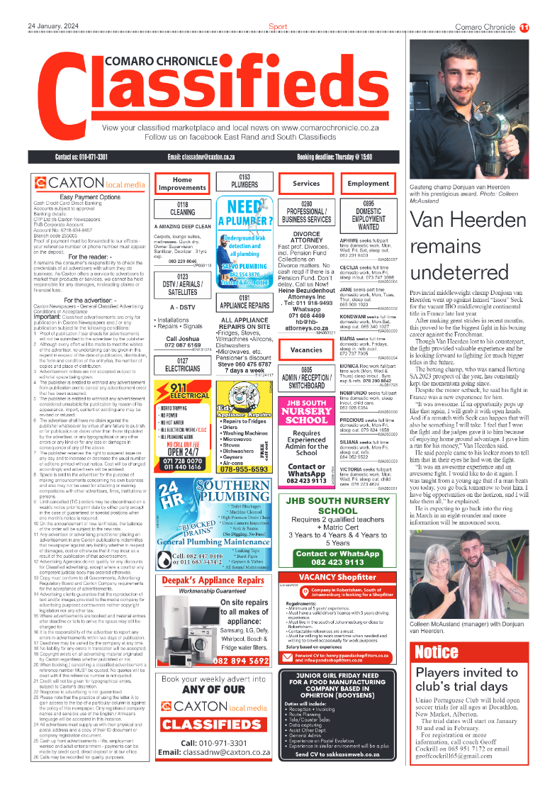 Comaro Chronicle 24 January 2024 page 11