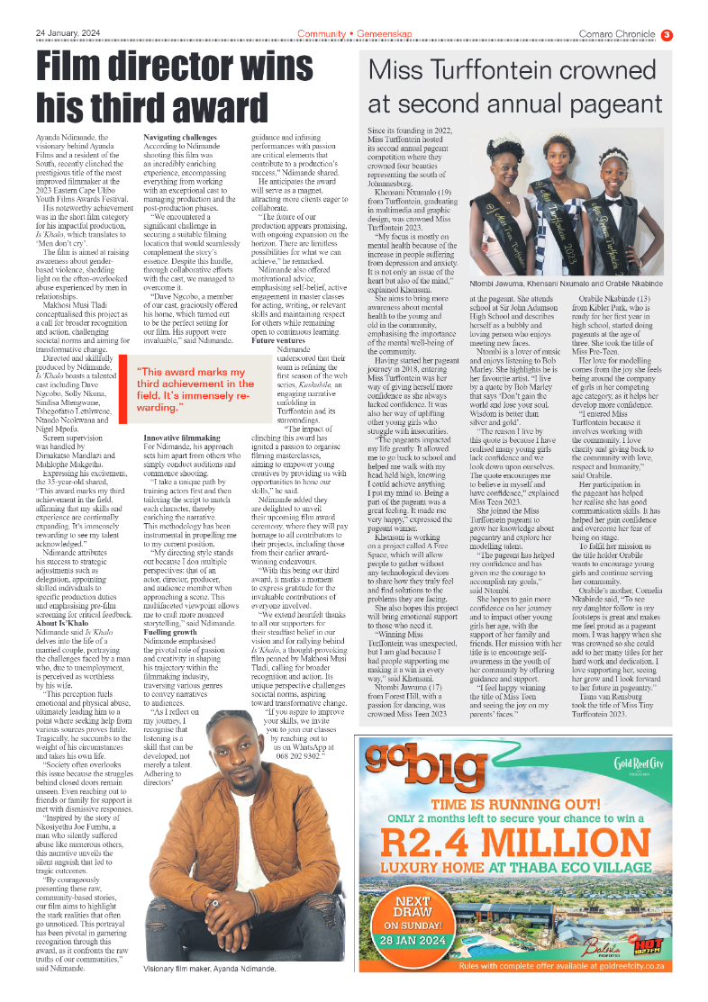Comaro Chronicle 24 January 2024 page 3