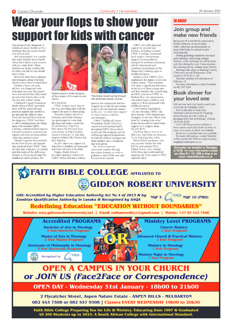 Comaro Chronicle 24 January 2024 page 4