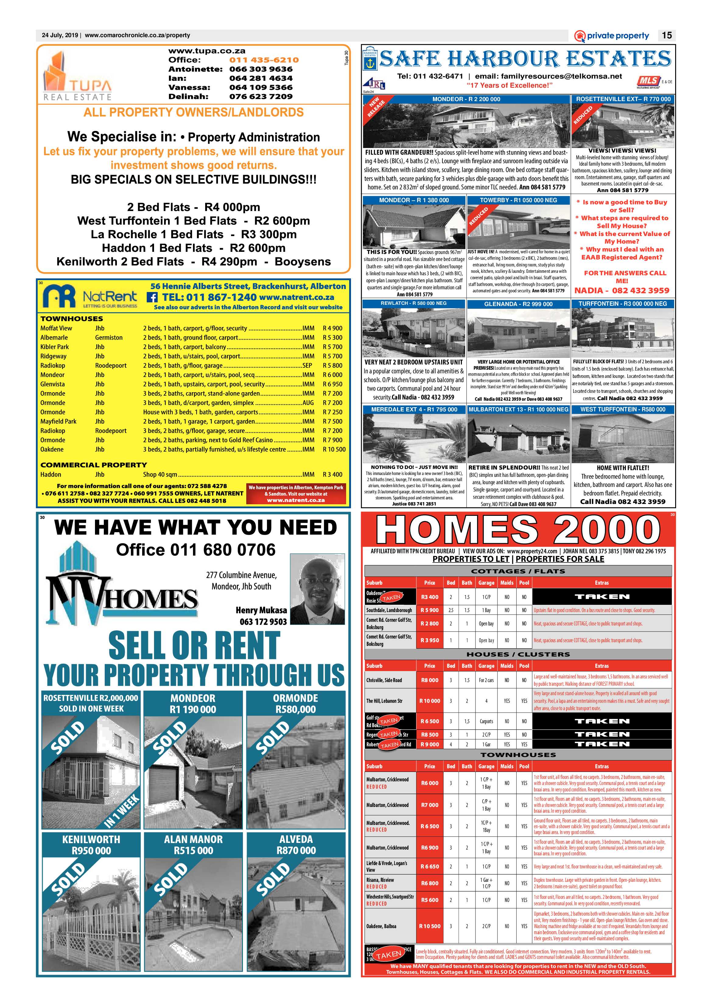 Comaro Chronicle 24 July 2019 page 15