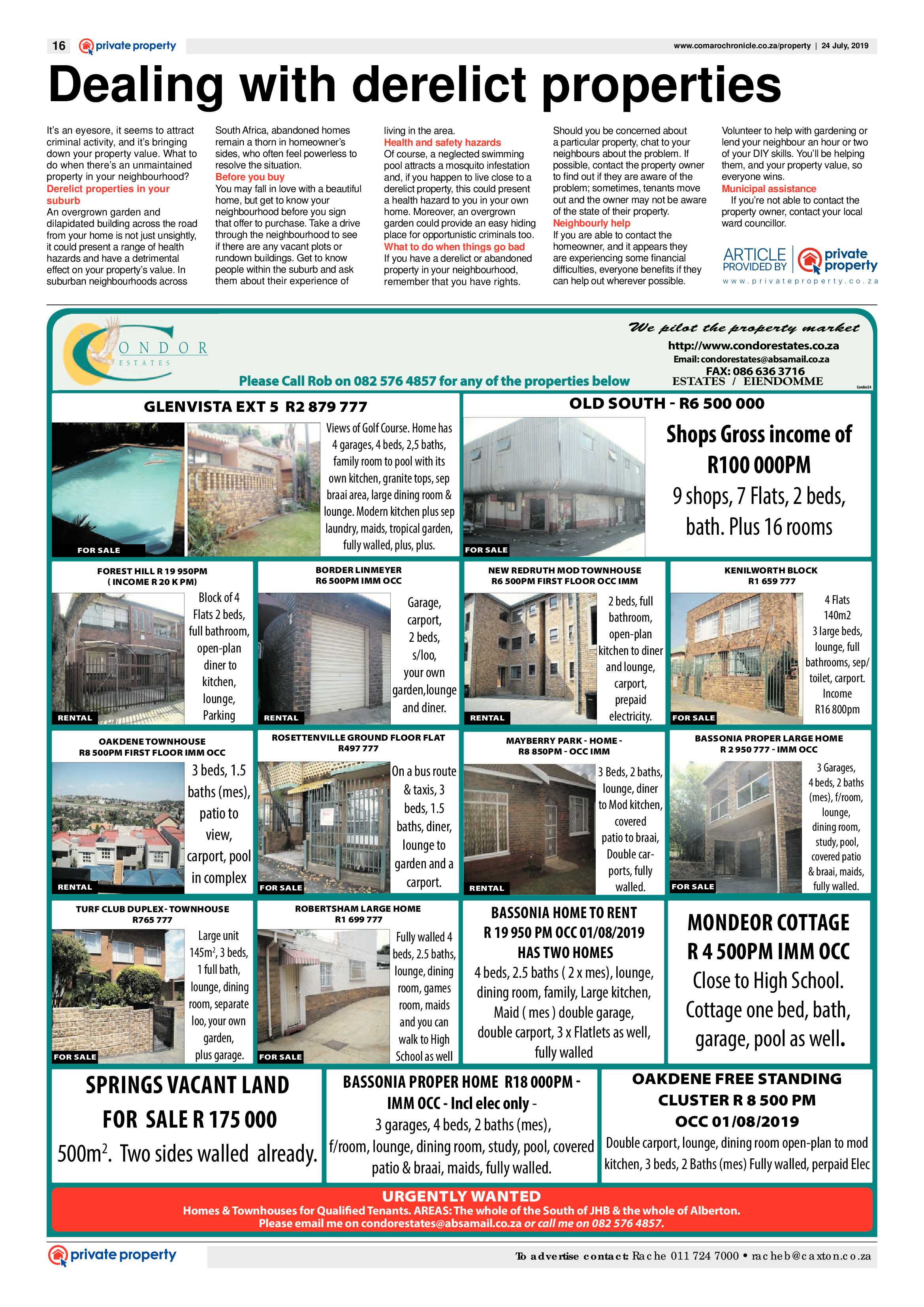 Comaro Chronicle 24 July 2019 page 16