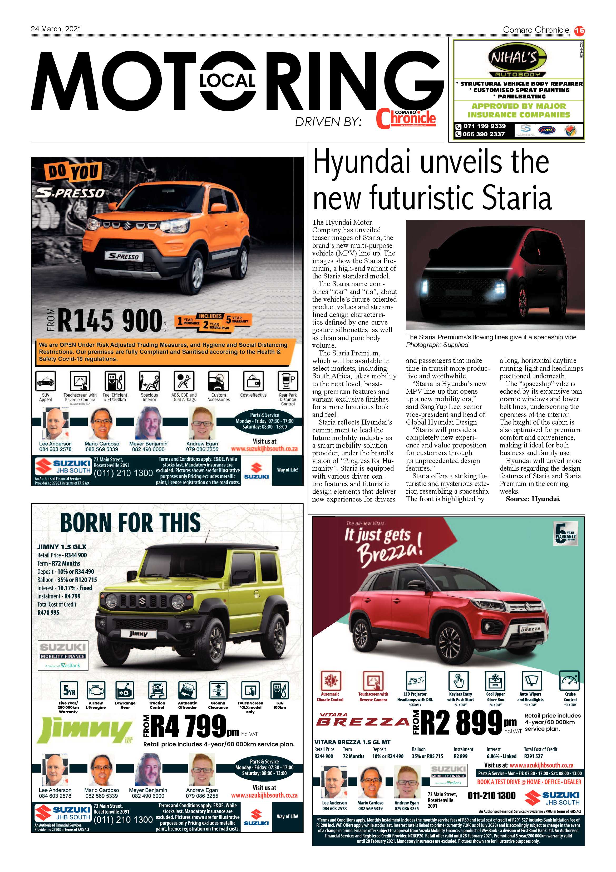 Comaro Chronicle 24 March 2021 page 16