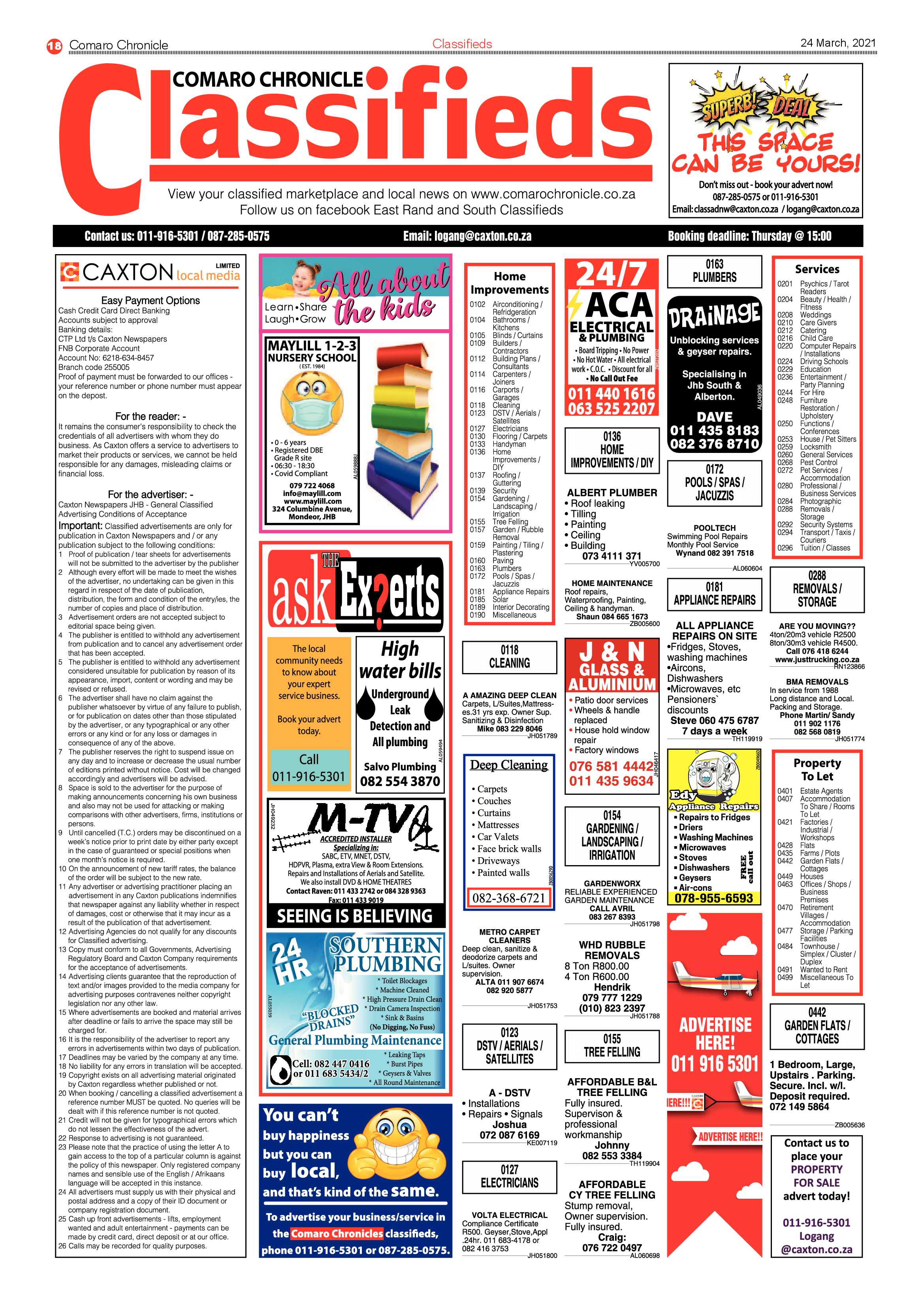 Comaro Chronicle 24 March 2021 page 18