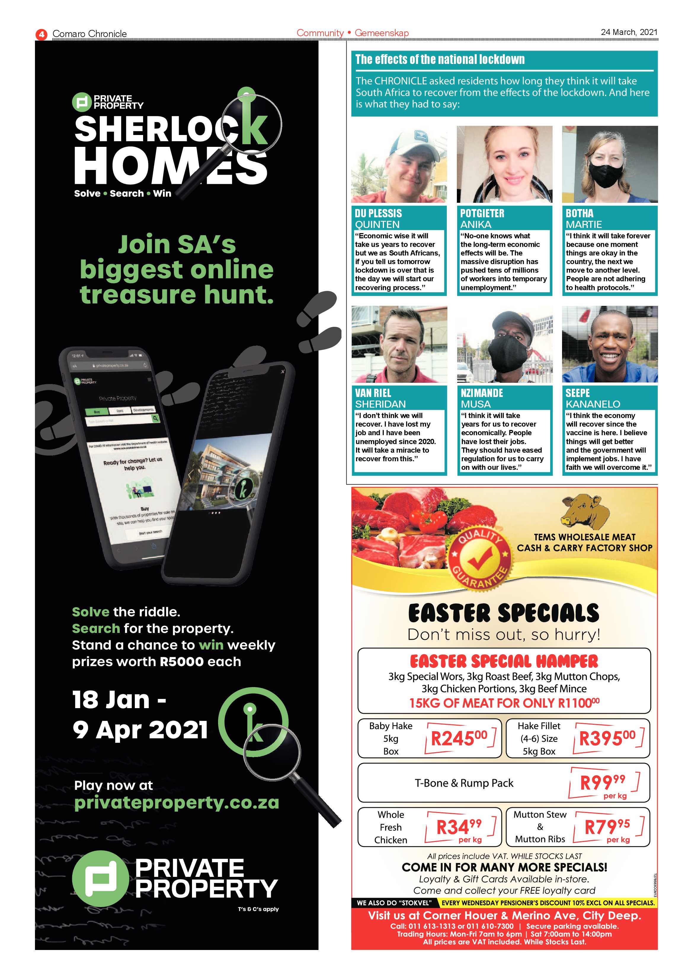 Comaro Chronicle 24 March 2021 page 4