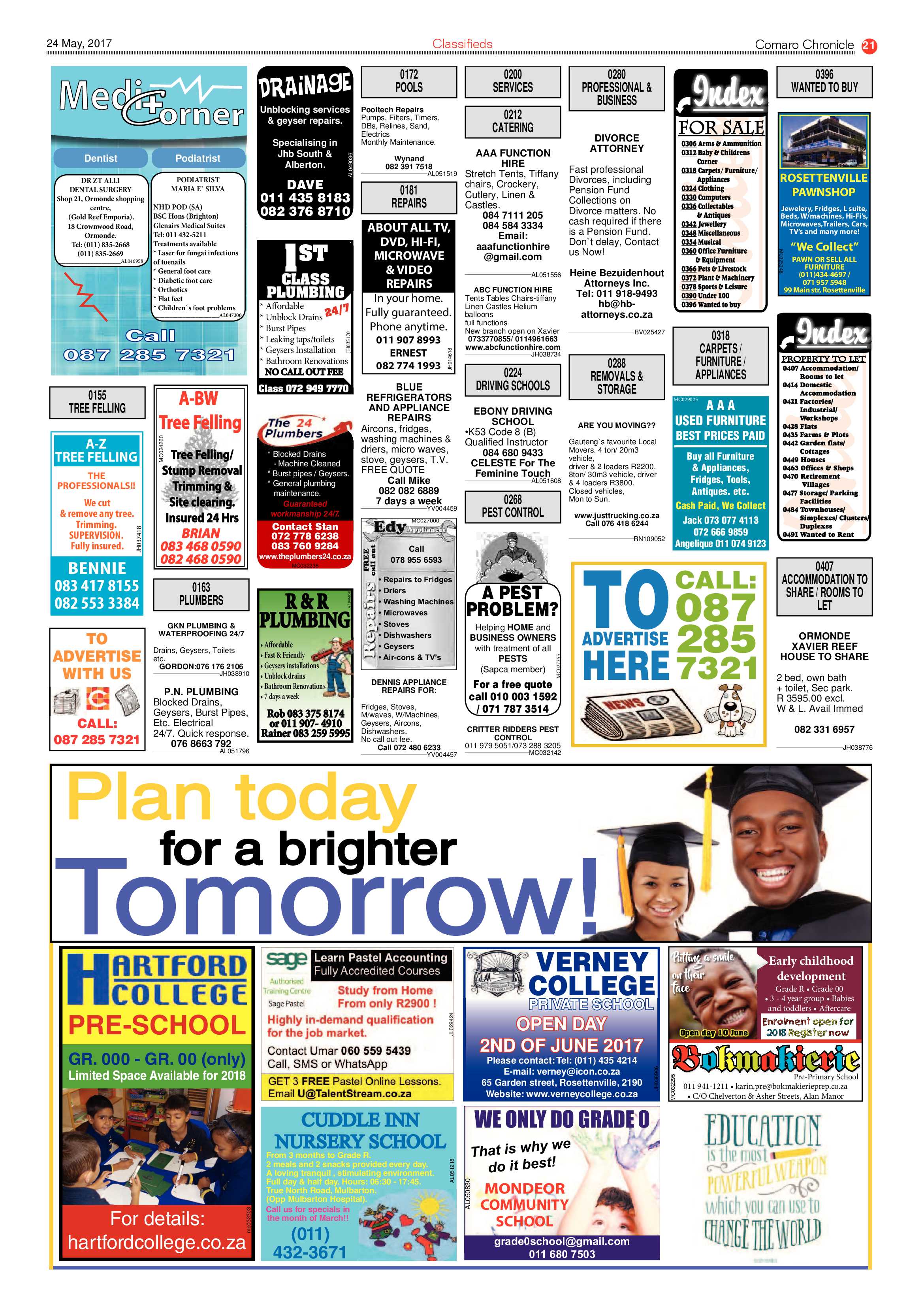Comaro Chronicle 24 May 2017 page 21
