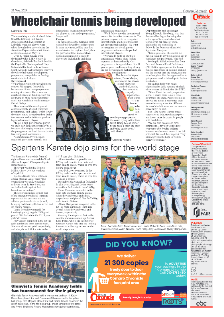 Comaro Chronicle 24 May 2024 page 11