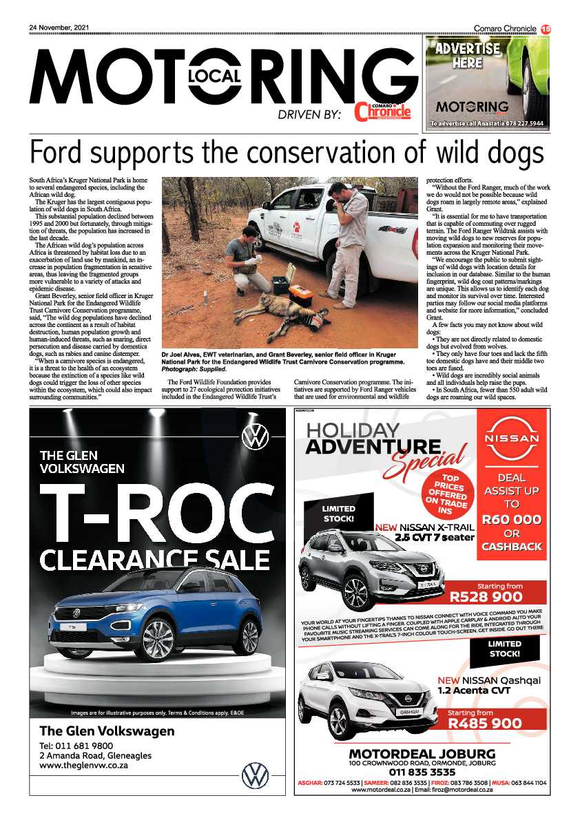 Comaro Chronicle 24 November 2021 page 21