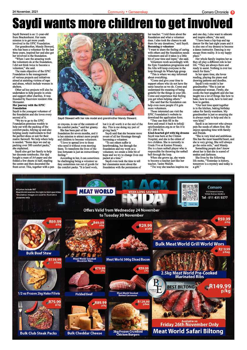 Comaro Chronicle 24 November 2021 page 9