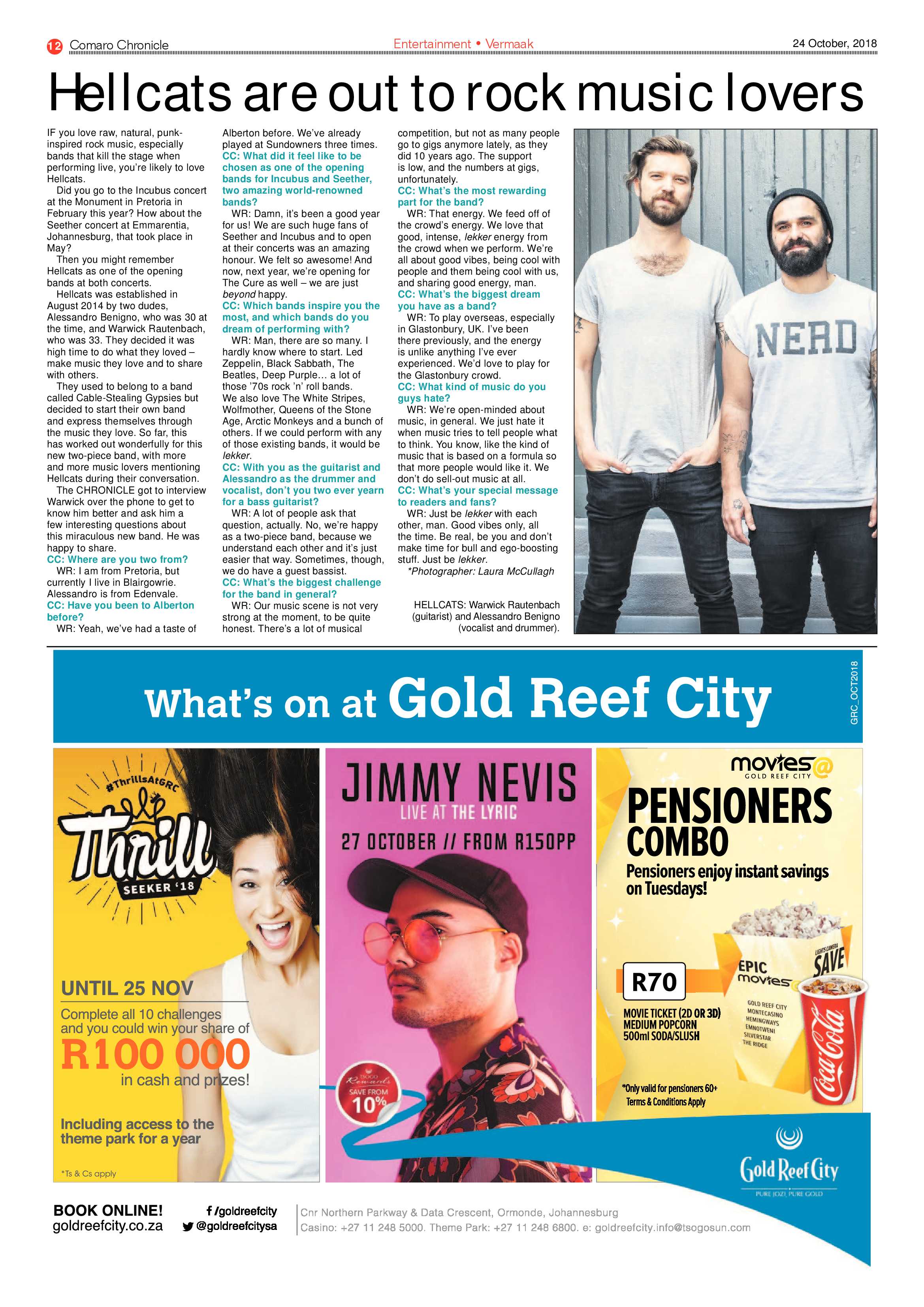 Comaro Chronicle 24 October 2018 page 12