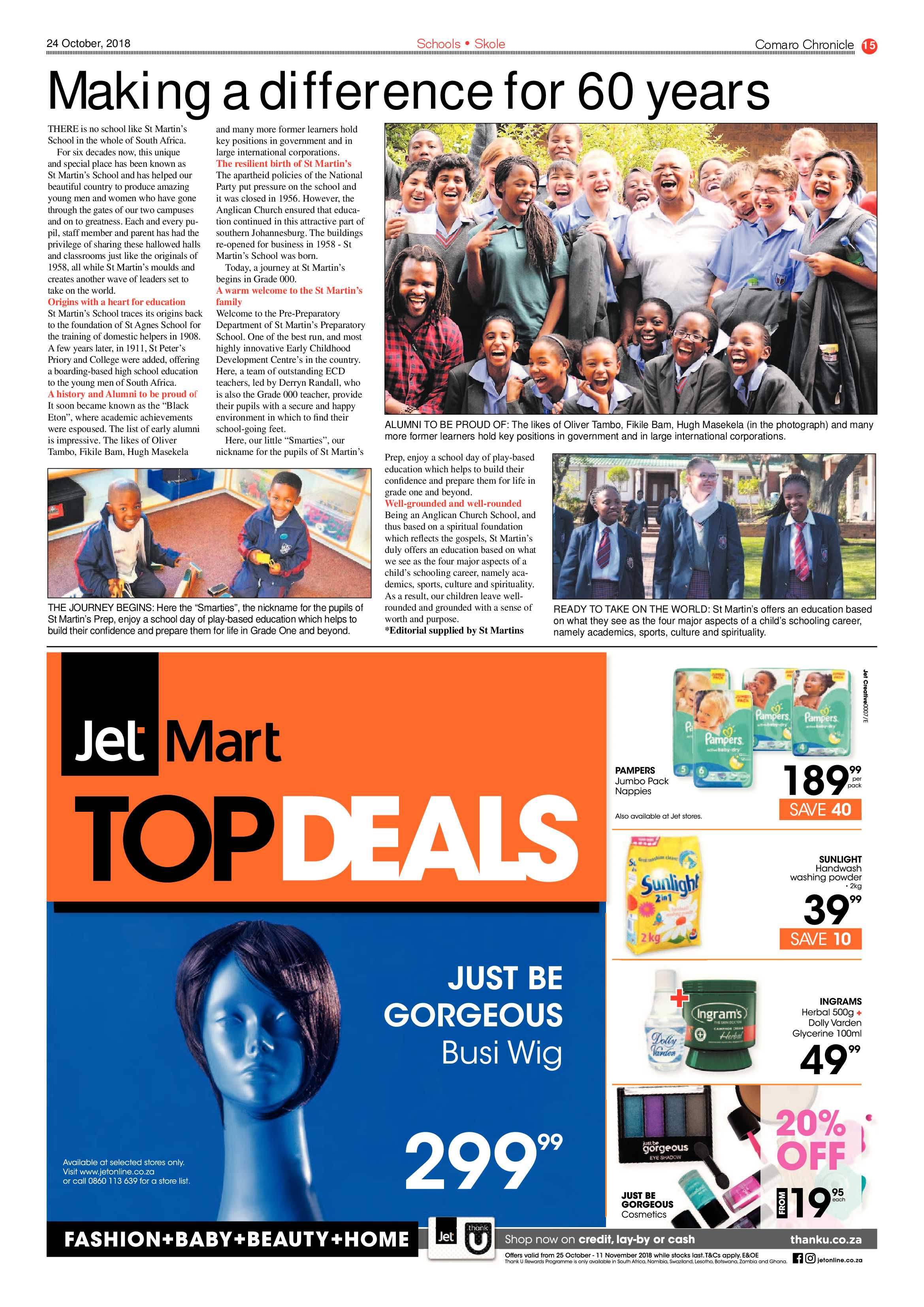 Comaro Chronicle 24 October 2018 page 15