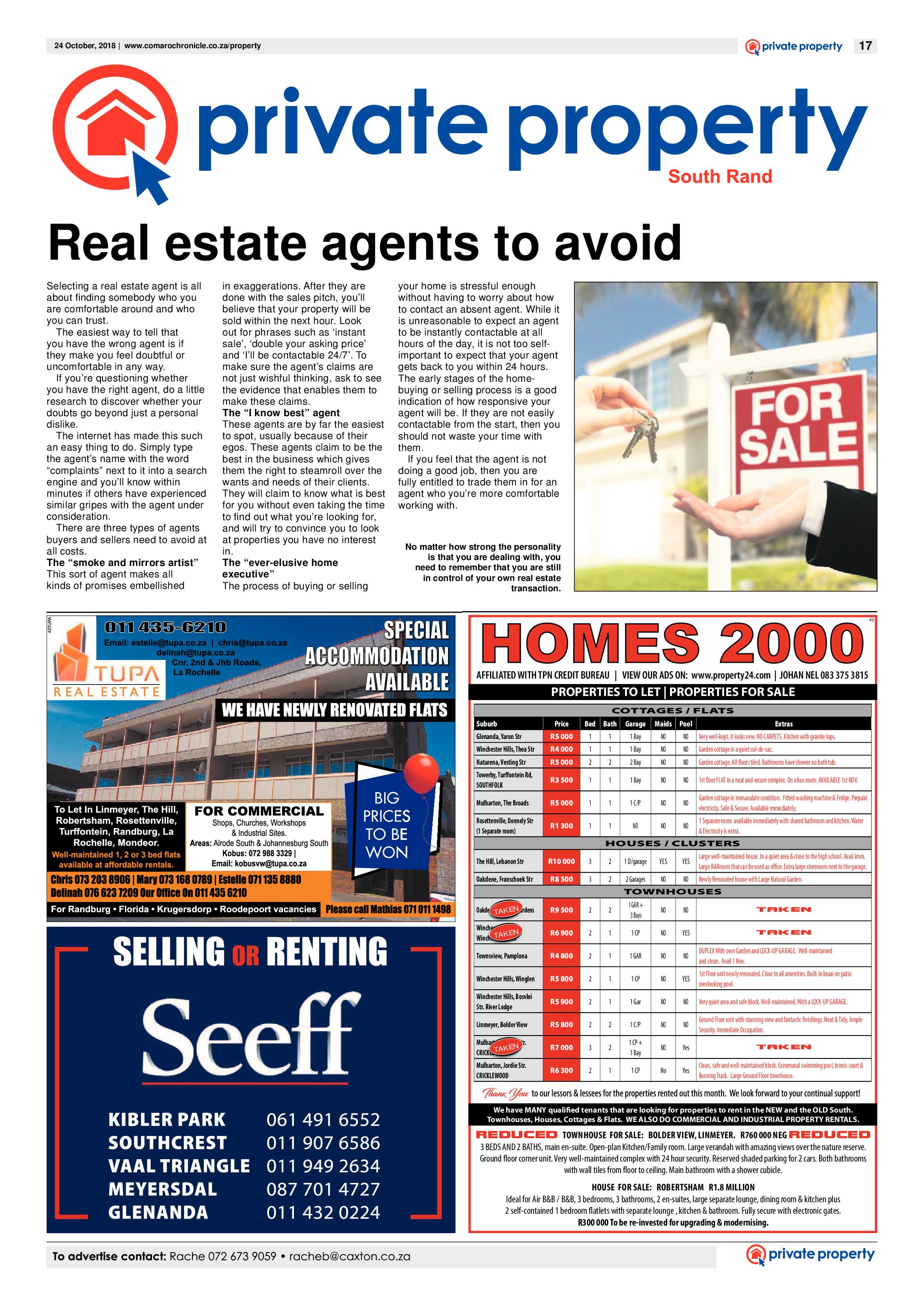 Comaro Chronicle 24 October 2018 page 17