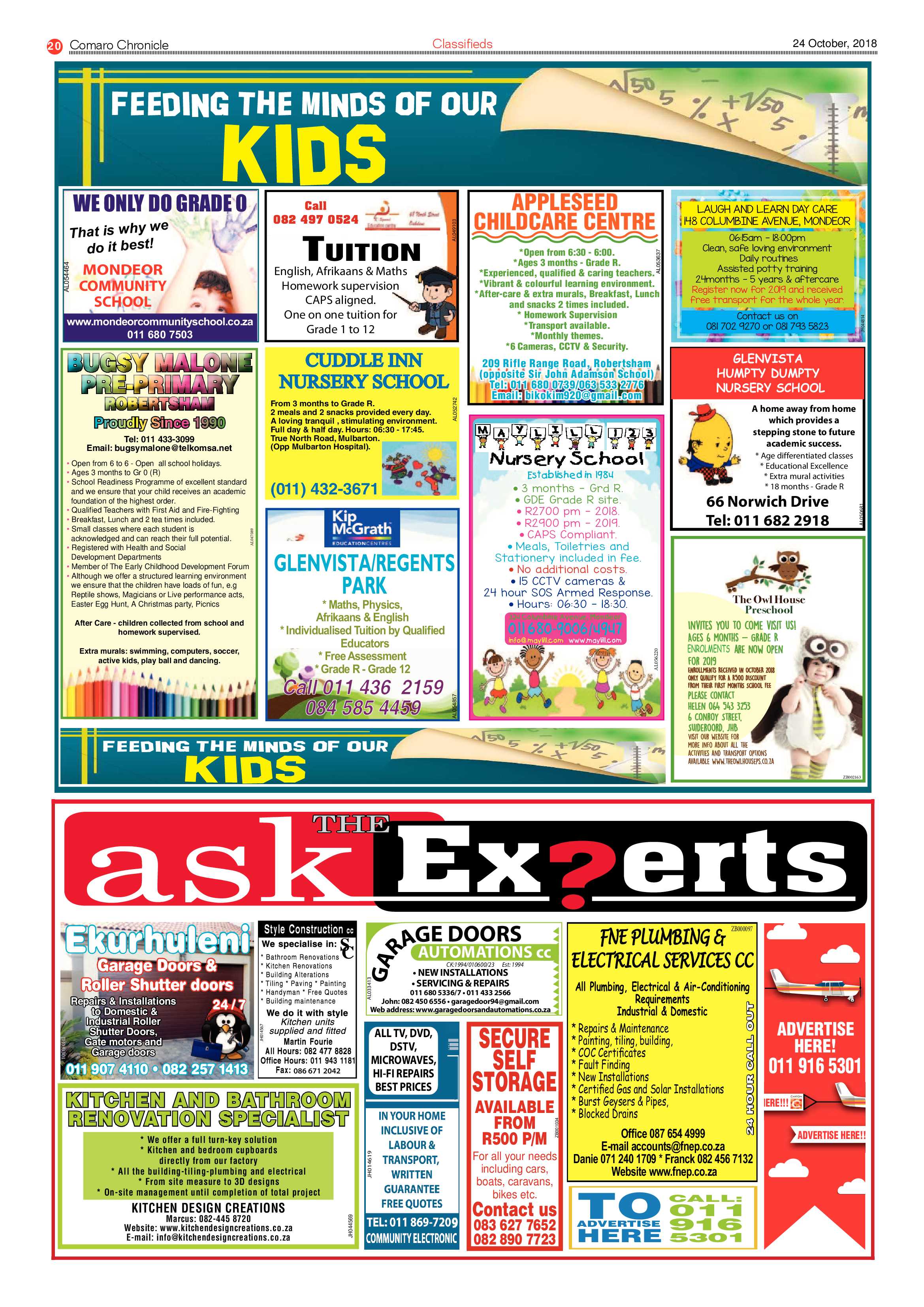Comaro Chronicle 24 October 2018 page 20