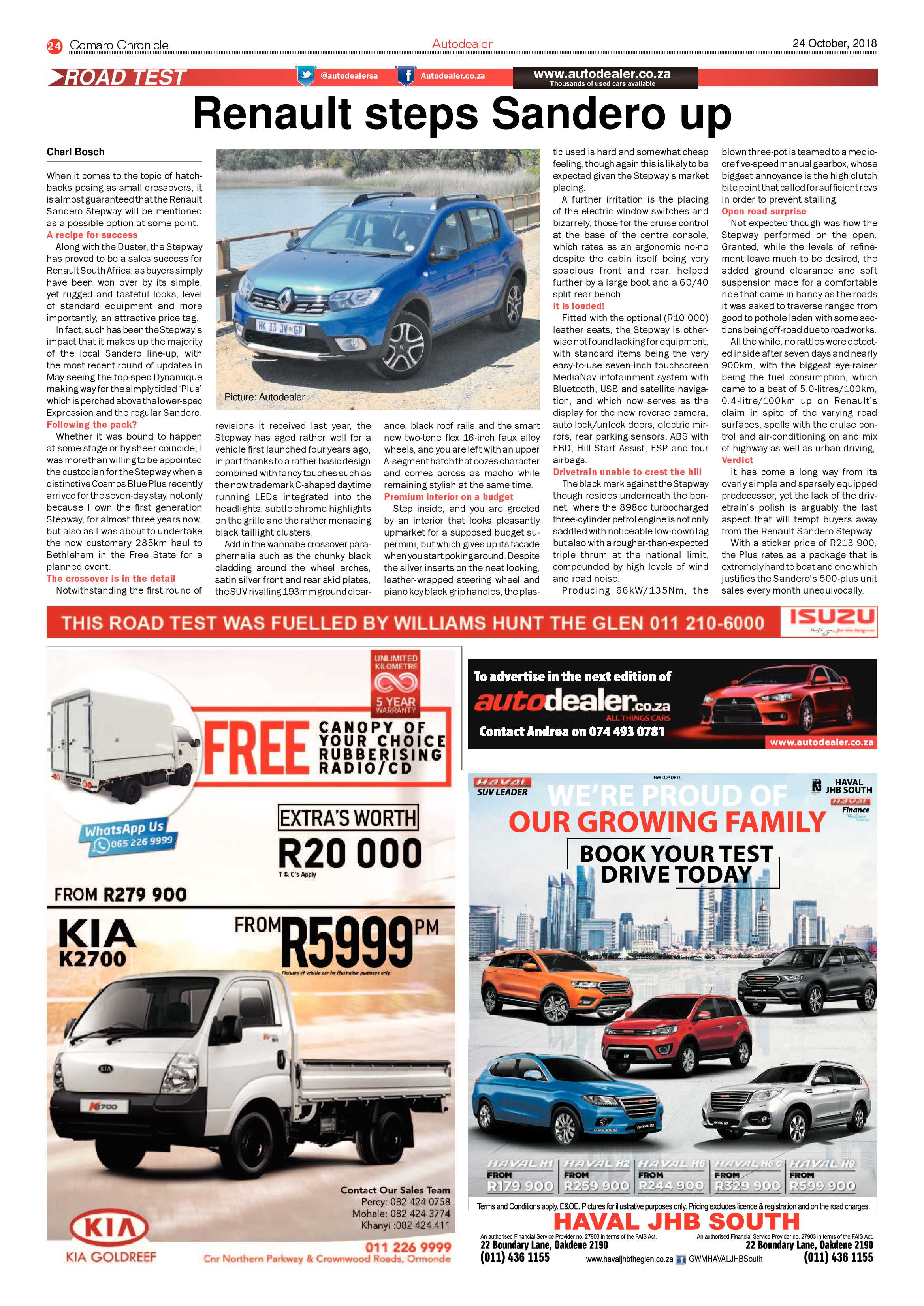 Comaro Chronicle 24 October 2018 page 24