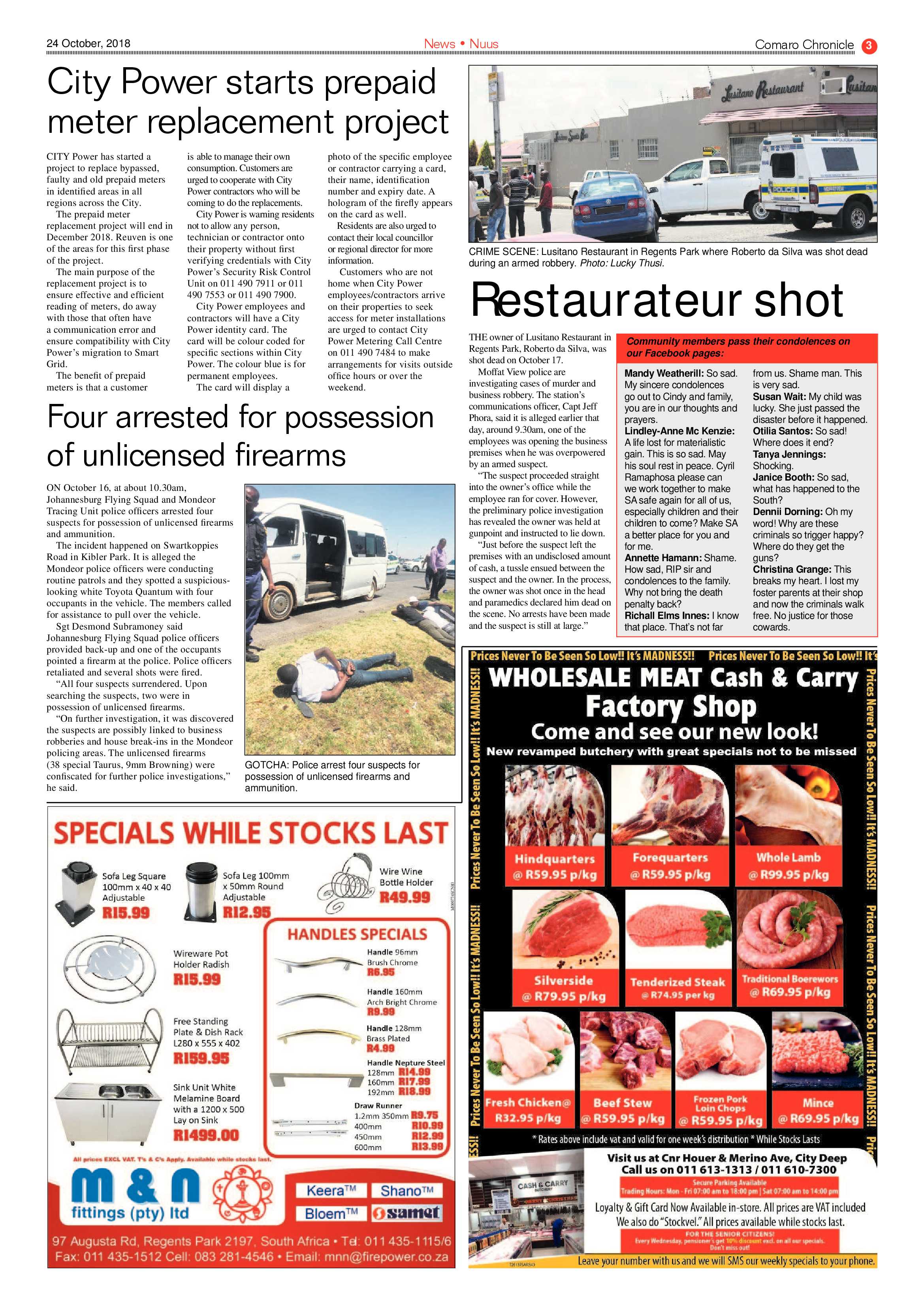 Comaro Chronicle 24 October 2018 page 3