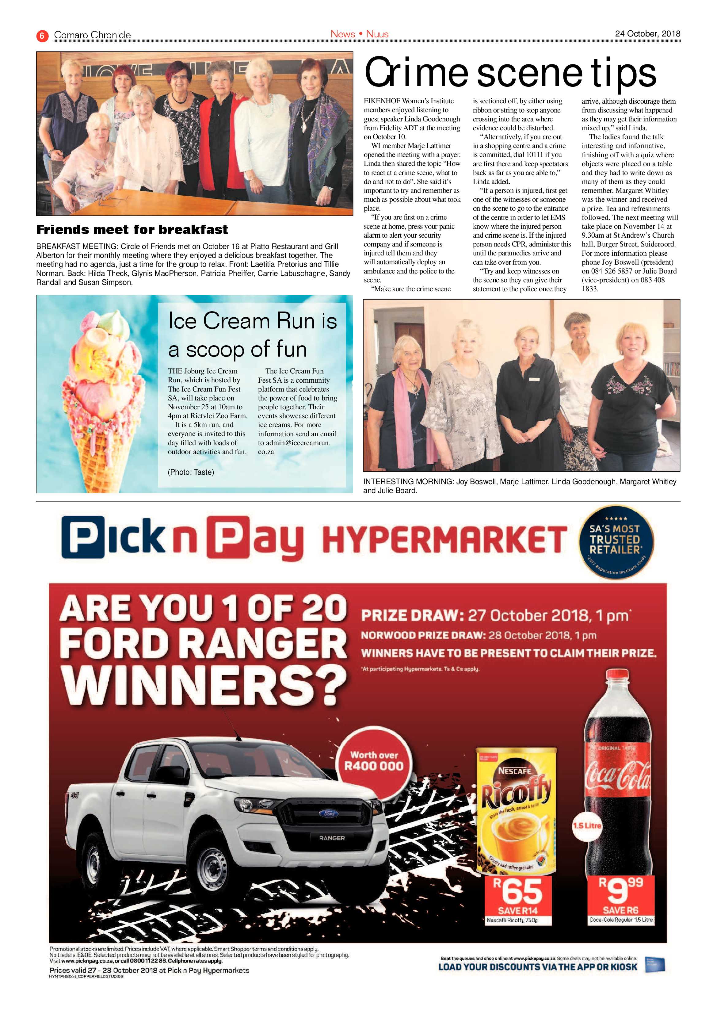 Comaro Chronicle 24 October 2018 page 6