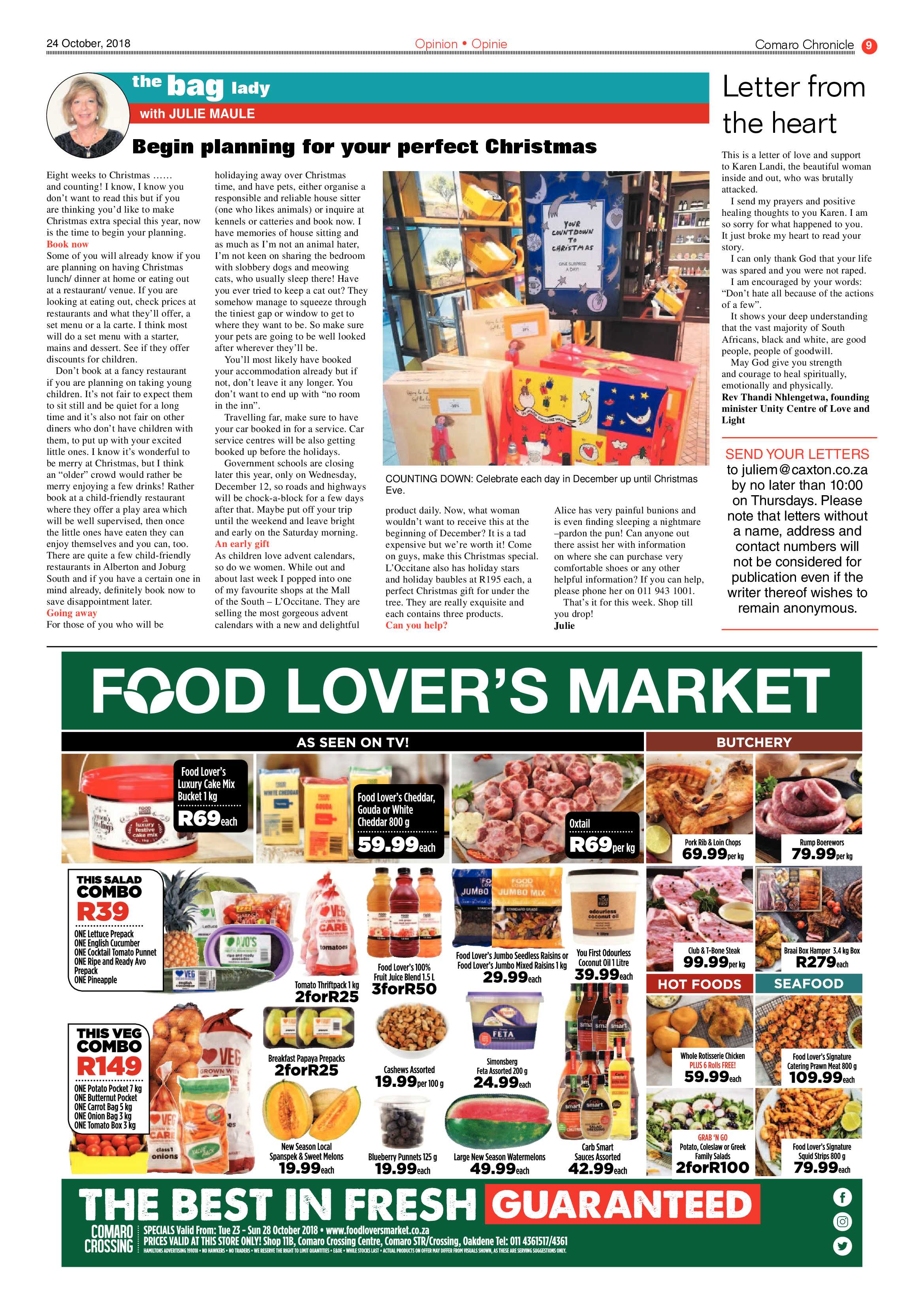 Comaro Chronicle 24 October 2018 page 9