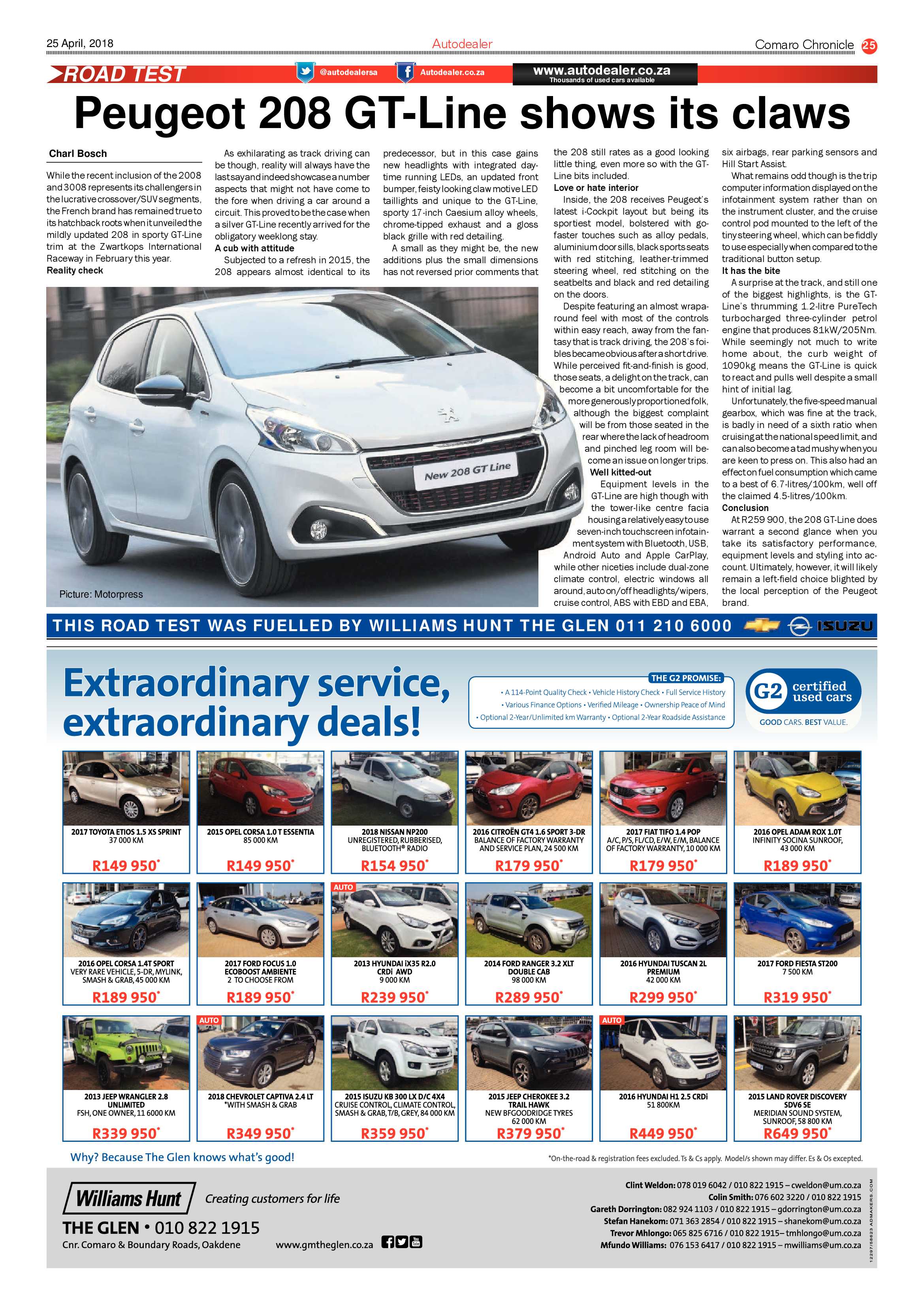 Comaro Chronicle 25 April 2018 page 25