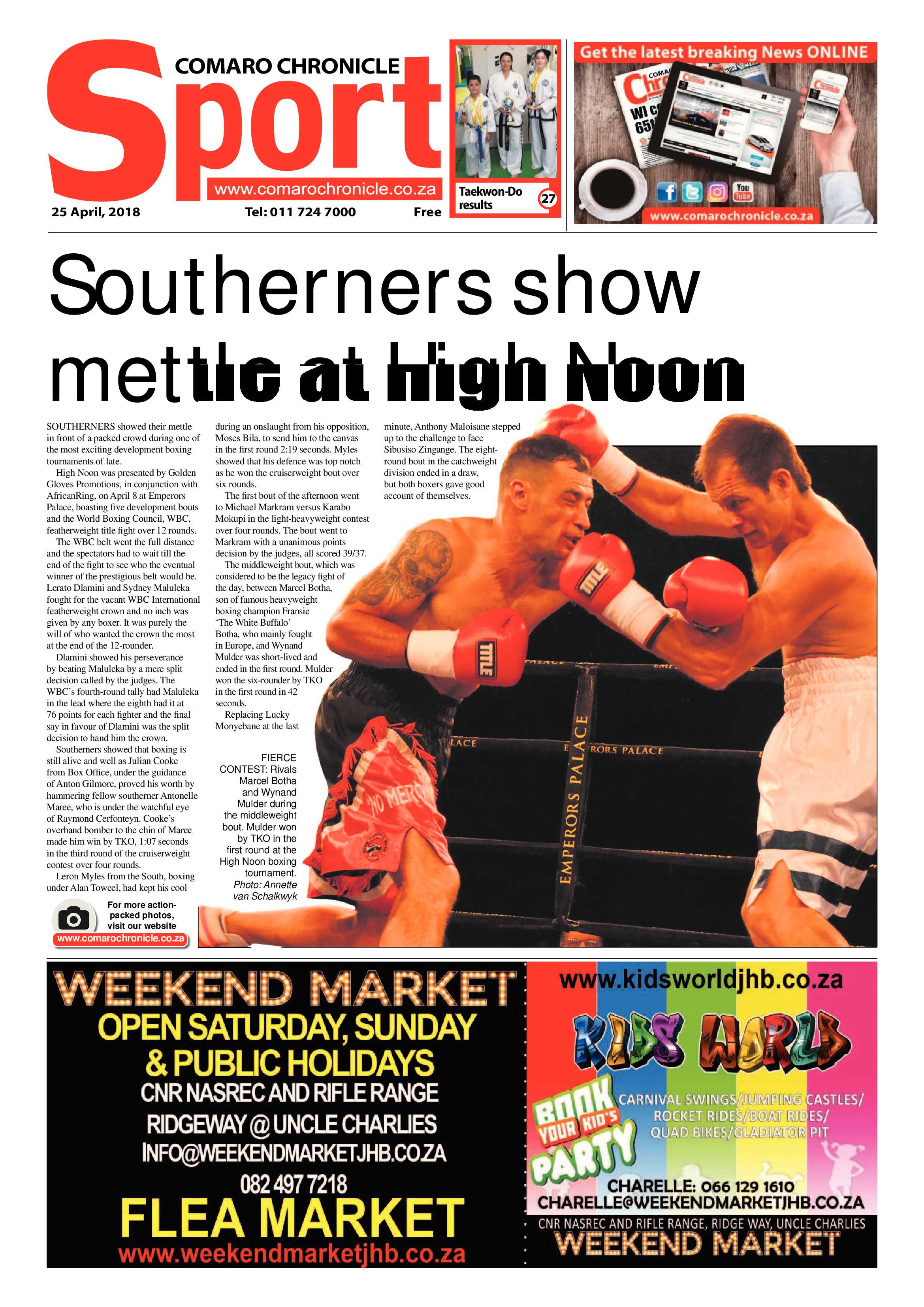Comaro Chronicle 25 April 2018 page 28