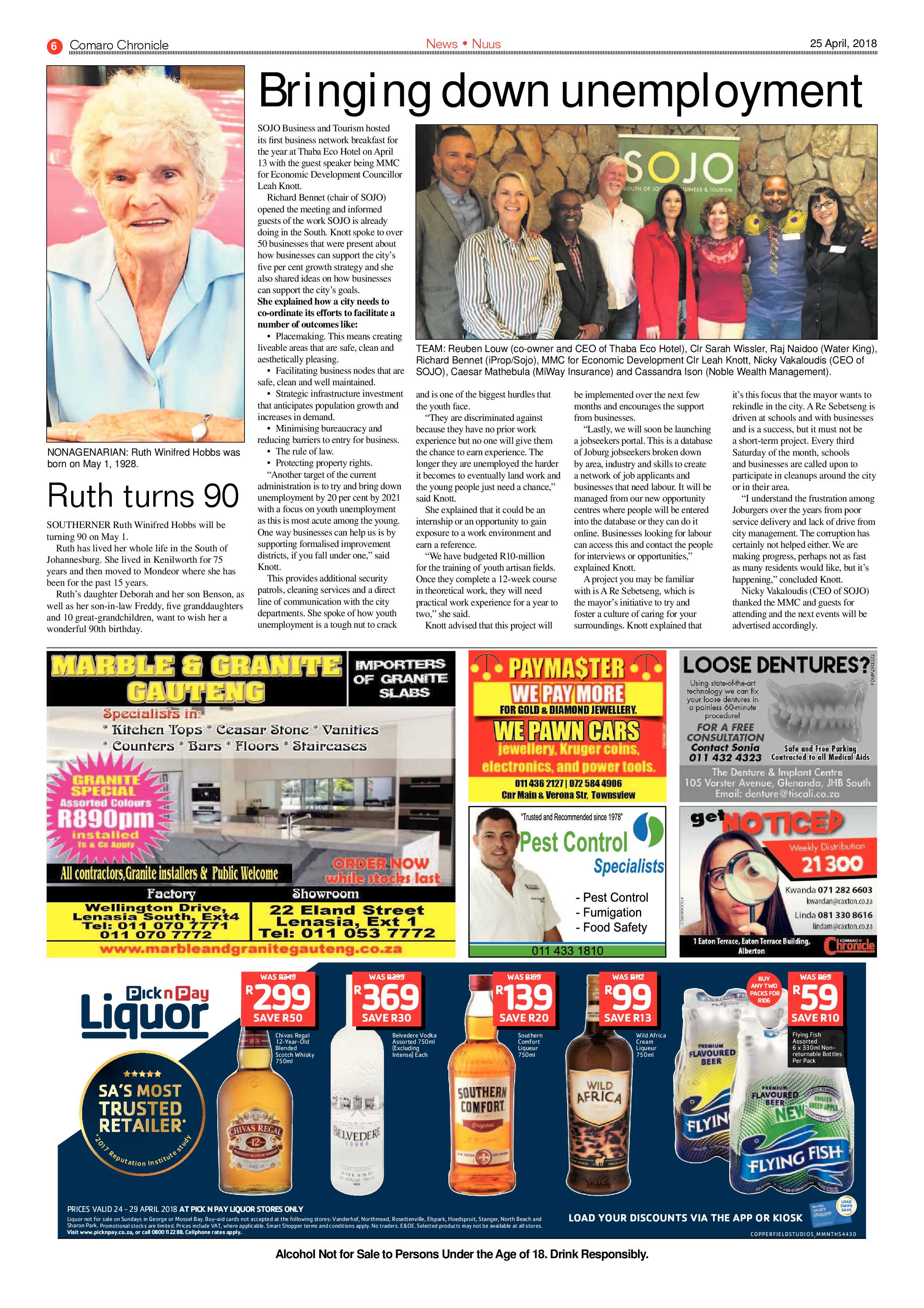 Comaro Chronicle 25 April 2018 page 6