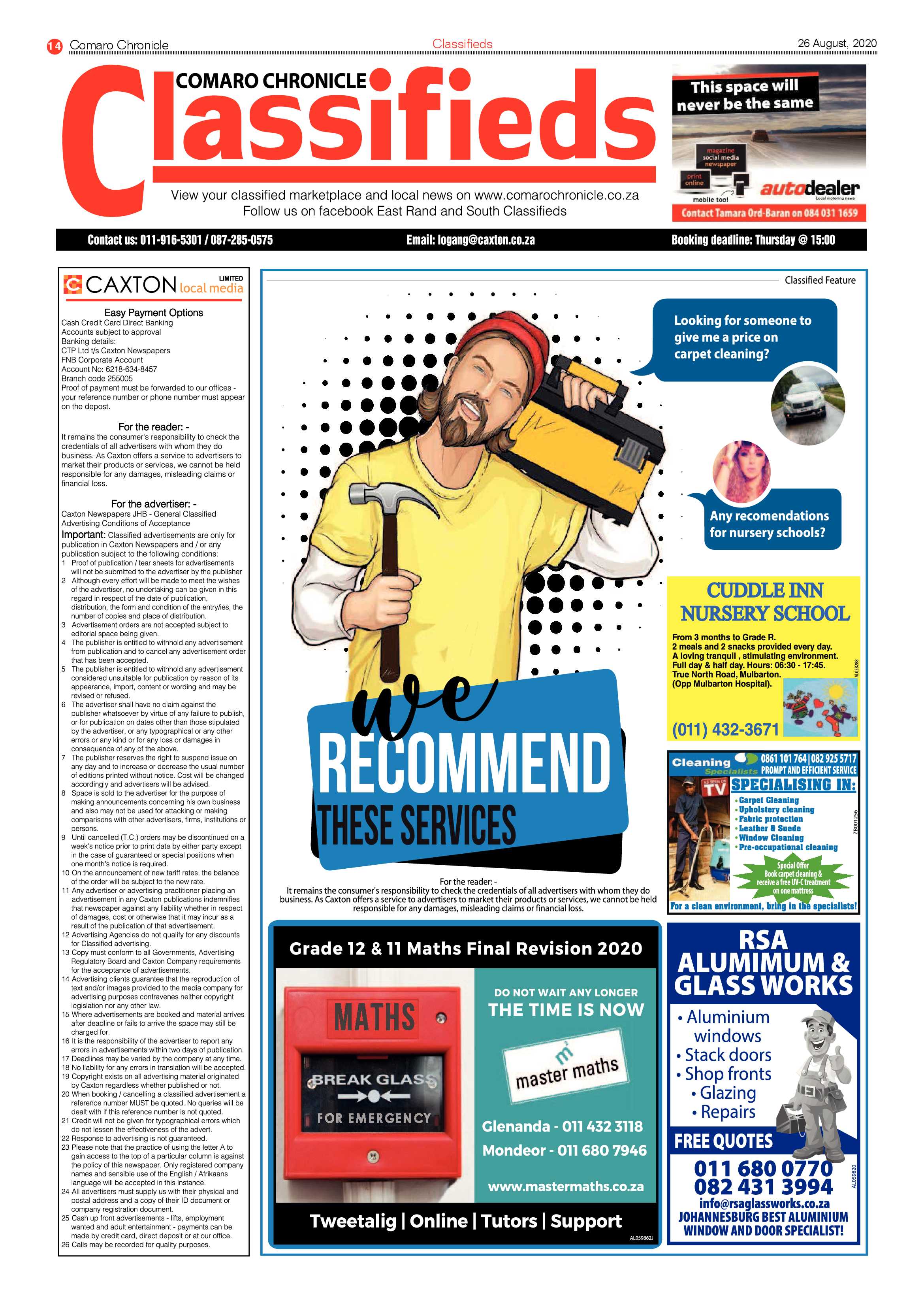 Comaro Chronicle 25 August 2020 page 14