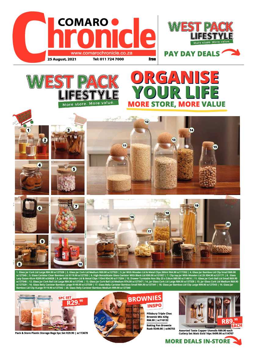 Comaro Chronicle 25 August 2021 page 1