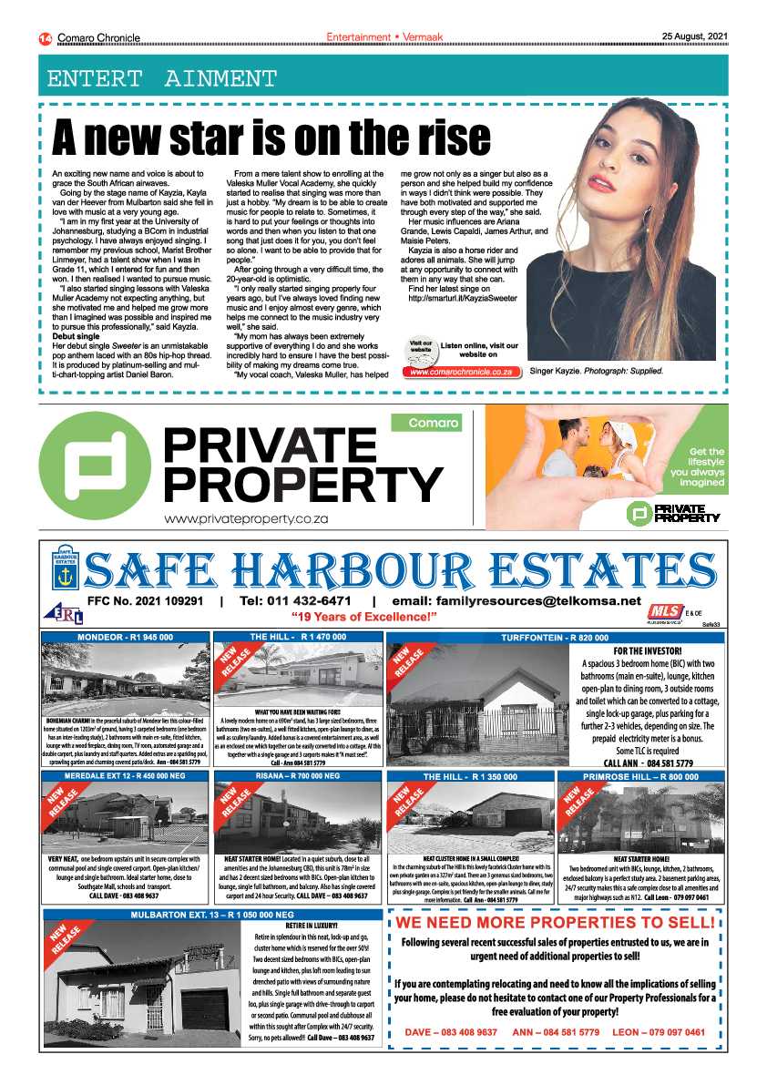 Comaro Chronicle 25 August 2021 page 16