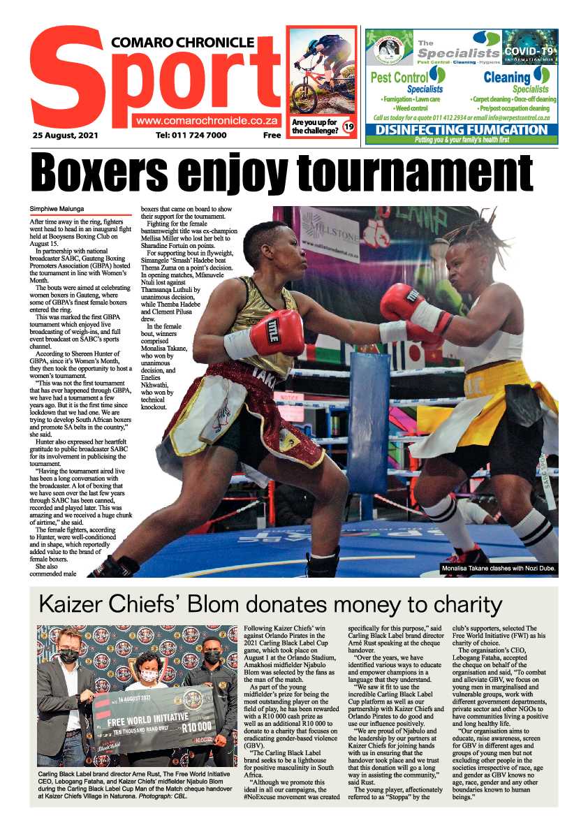 Comaro Chronicle 25 August 2021 page 22