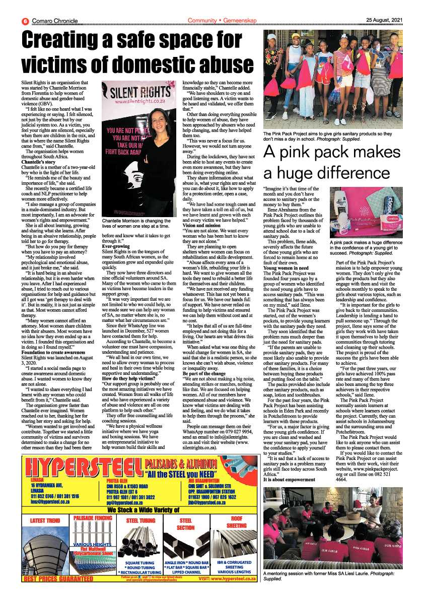 Comaro Chronicle 25 August 2021 page 8
